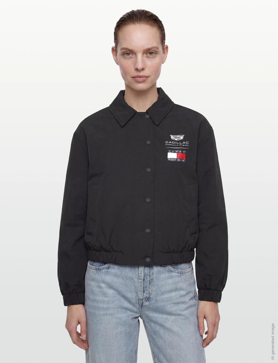 Tommy Hilfiger - TH X CF1 LOGO COACH JACKET - freizeitjacken - black - 3