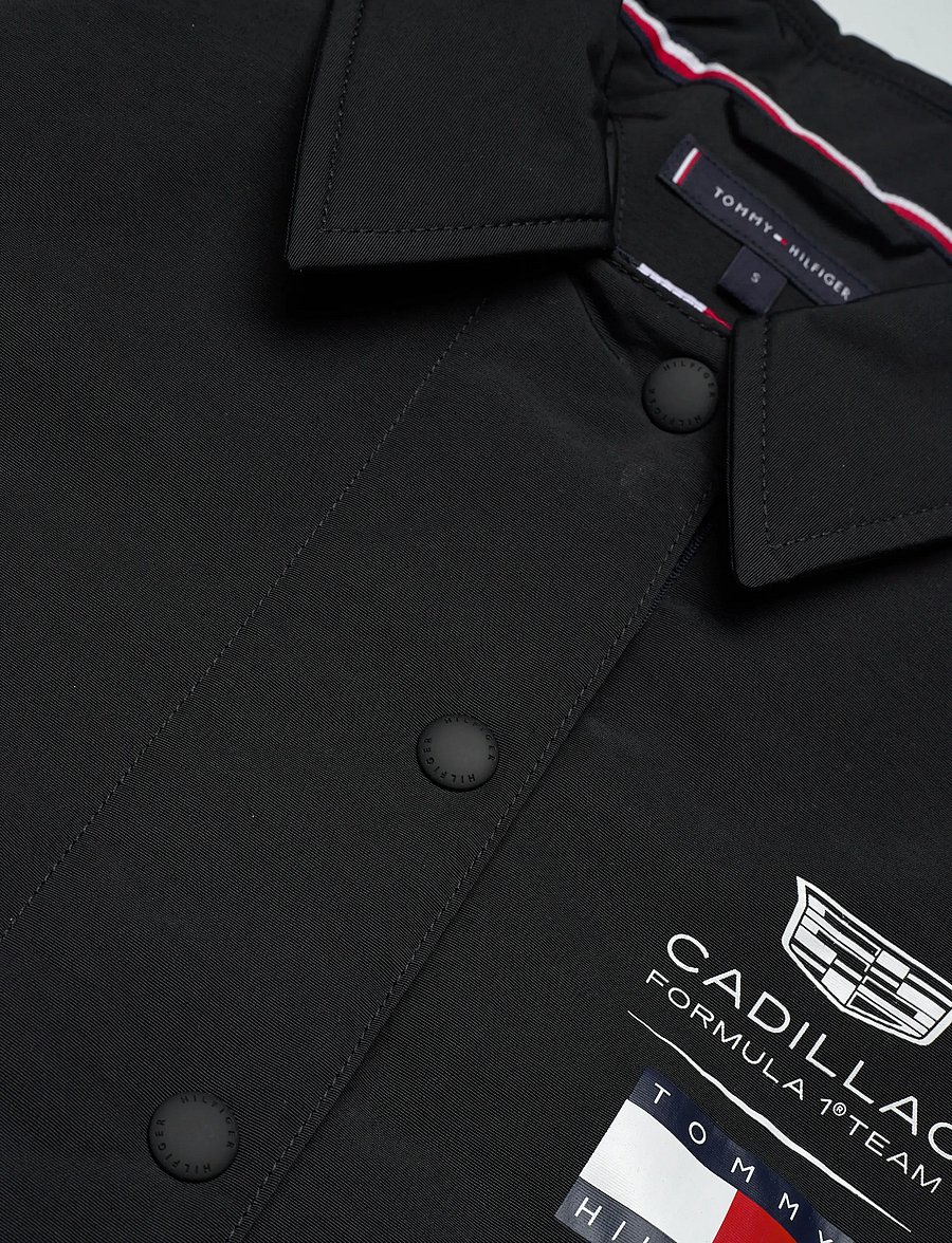 Tommy Hilfiger - TH X CF1 LOGO COACH JACKET - freizeitjacken - black - 5