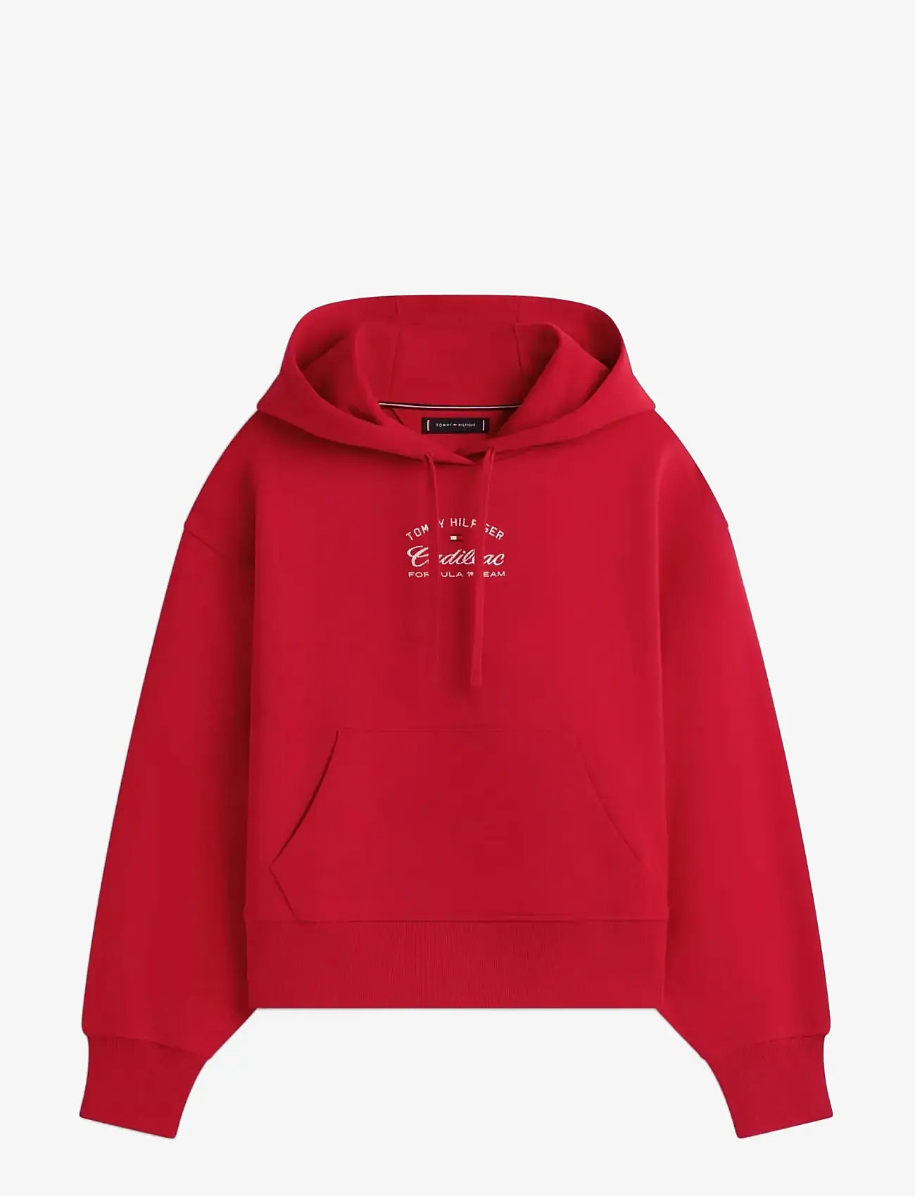Tommy Hilfiger - TH X CF1 BOXY VARSITY HOODIE - hupparit - red - 1