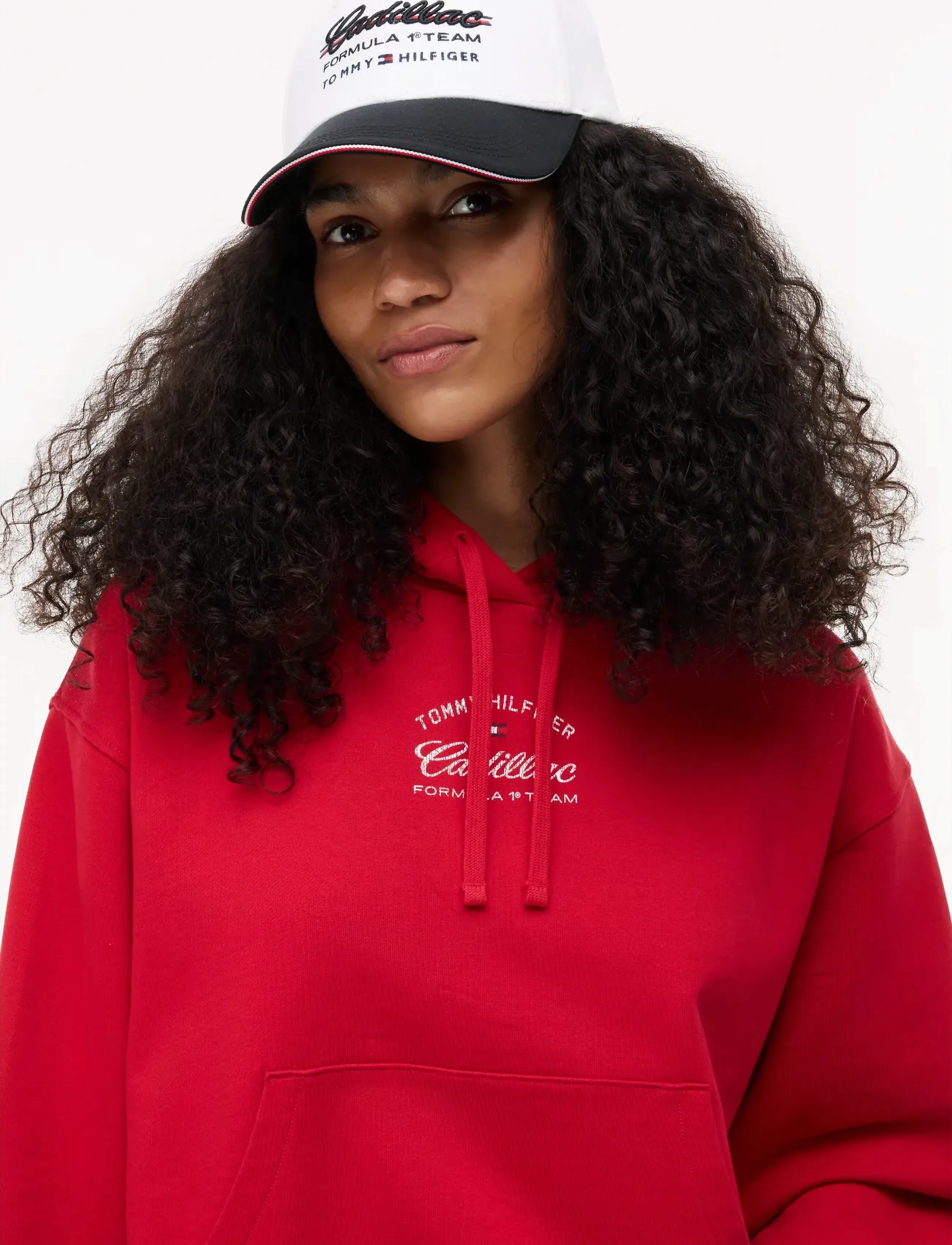 Tommy Hilfiger - TH X CF1 BOXY VARSITY HOODIE - hættetrøjer - red - 5