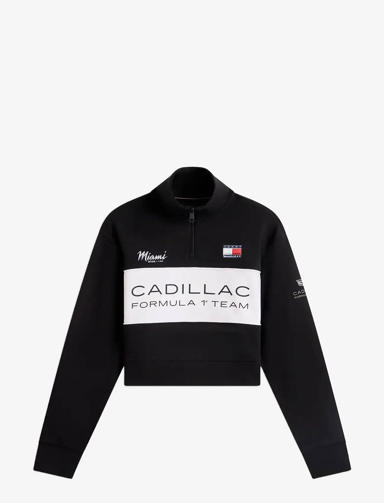 Tommy Hilfiger - TH X CF1 MIAMI HALF ZIP - everyday style - black   stone grey   white - 1