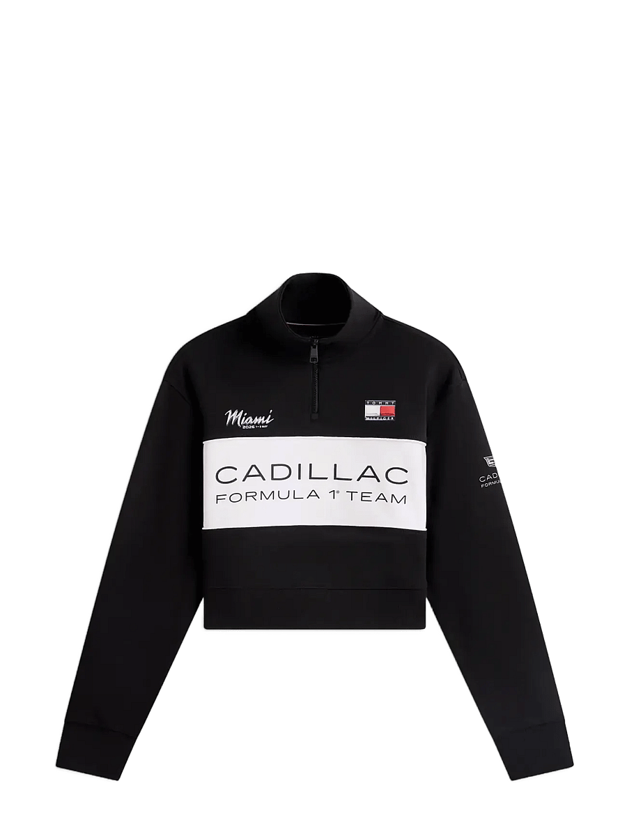 Tommy Hilfiger - TH X CF1 MIAMI HALF ZIP - hverdags stil - black stone grey white - 1