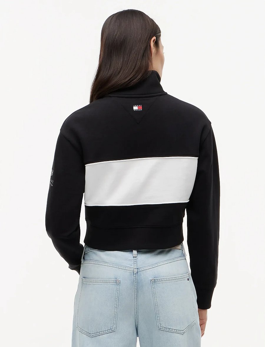 Tommy Hilfiger - TH X CF1 MIAMI HALF ZIP - hverdags stil - black stone grey white - 3