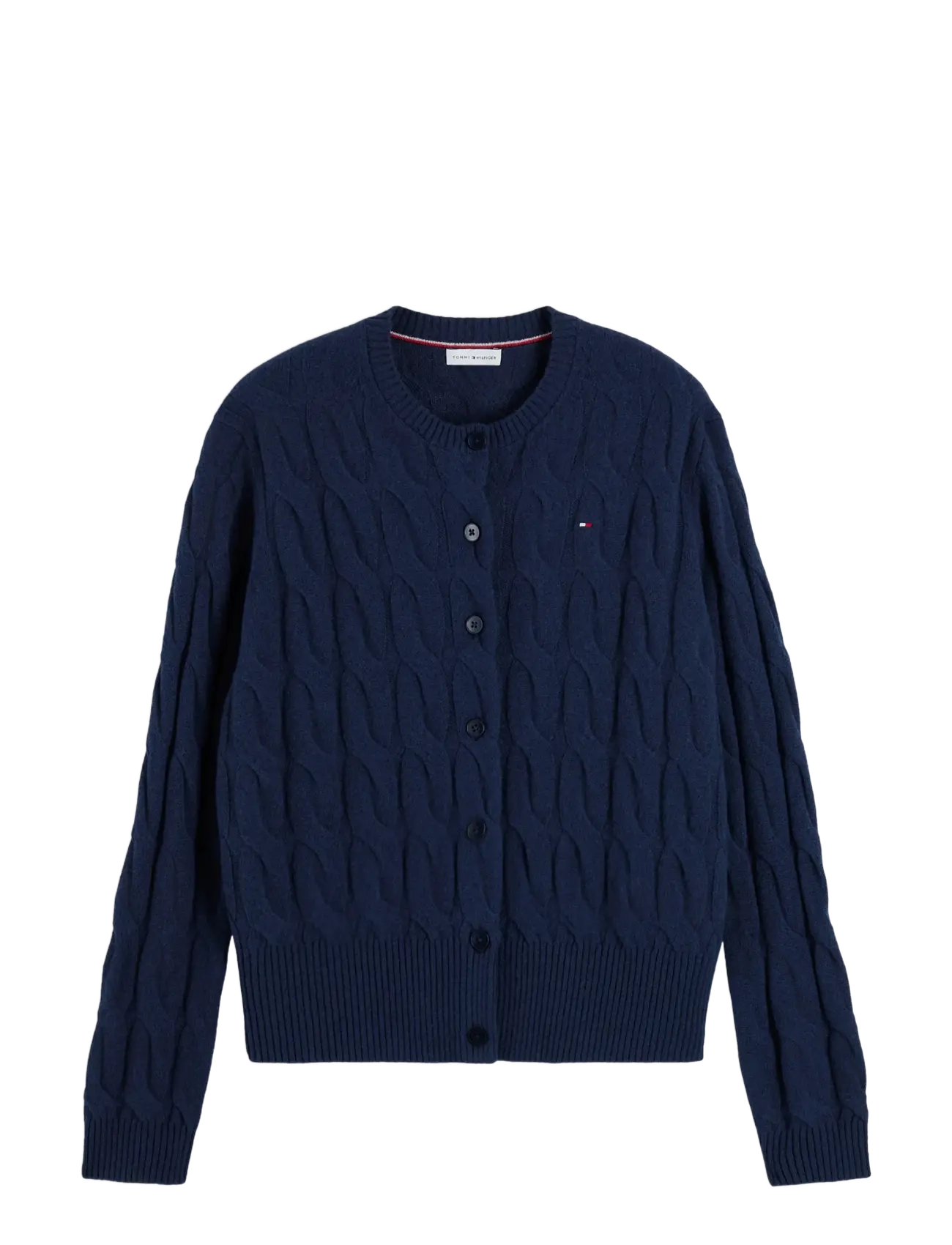 Tommy Hilfiger SOFT WOOL CARDI - Strickjacken - DARK BLUE / navy