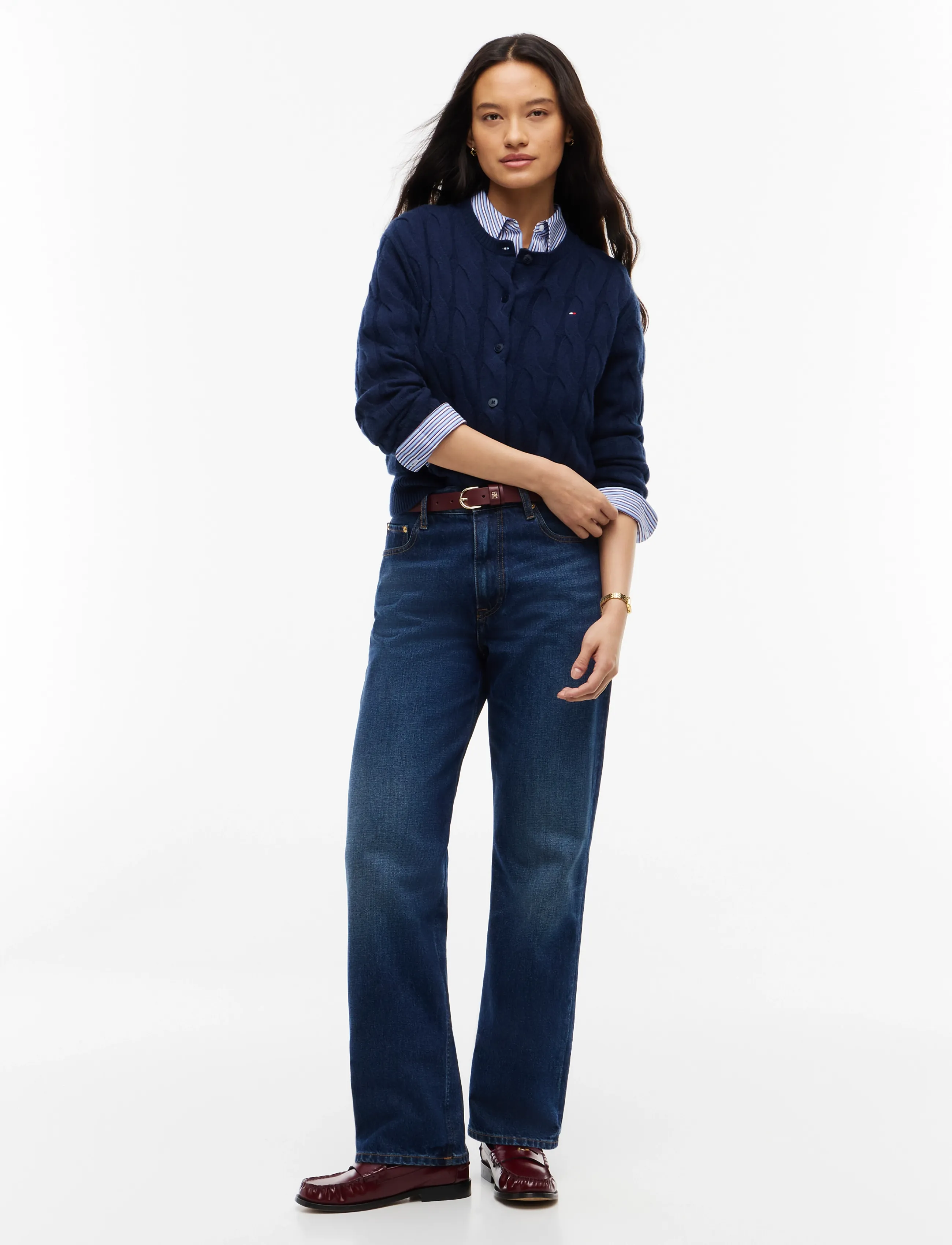 Tommy Hilfiger - SOFT WOOL CARDI - strickjacken - dark blue - 4