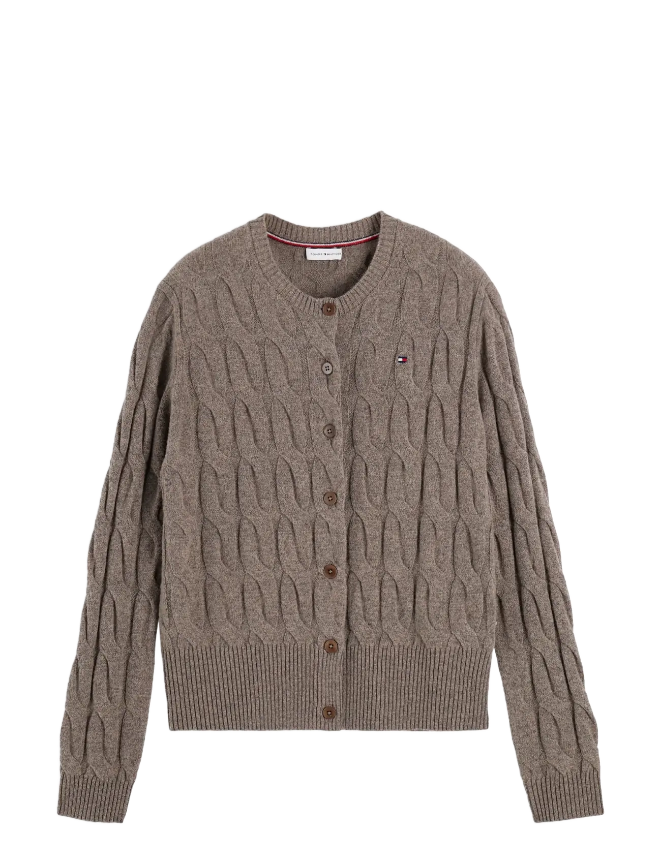 Tommy Hilfiger - SOFT WOOL CARDI - koftor - hot coco heather - 1