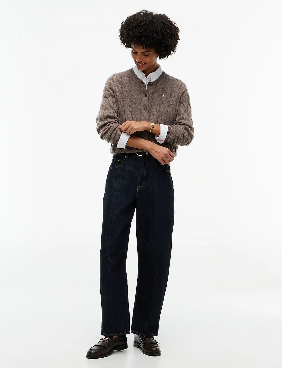 Tommy Hilfiger - SOFT WOOL CARDI - koftor - hot coco heather - 4