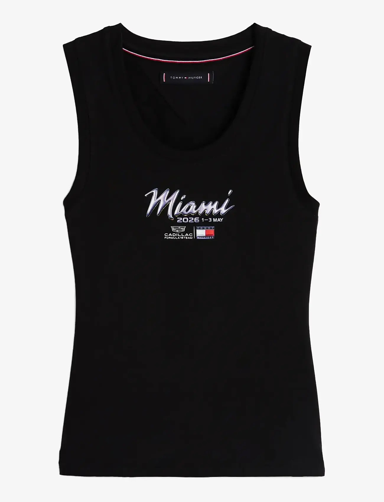 Tommy Hilfiger - TH X CF1 MIAMI TANK TOP - tanktops - black - 1