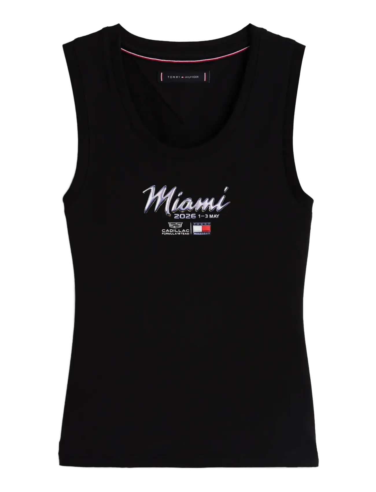 Tommy Hilfiger TH X CF1 MIAMI TANK TOP - Tøj - BLACK / black