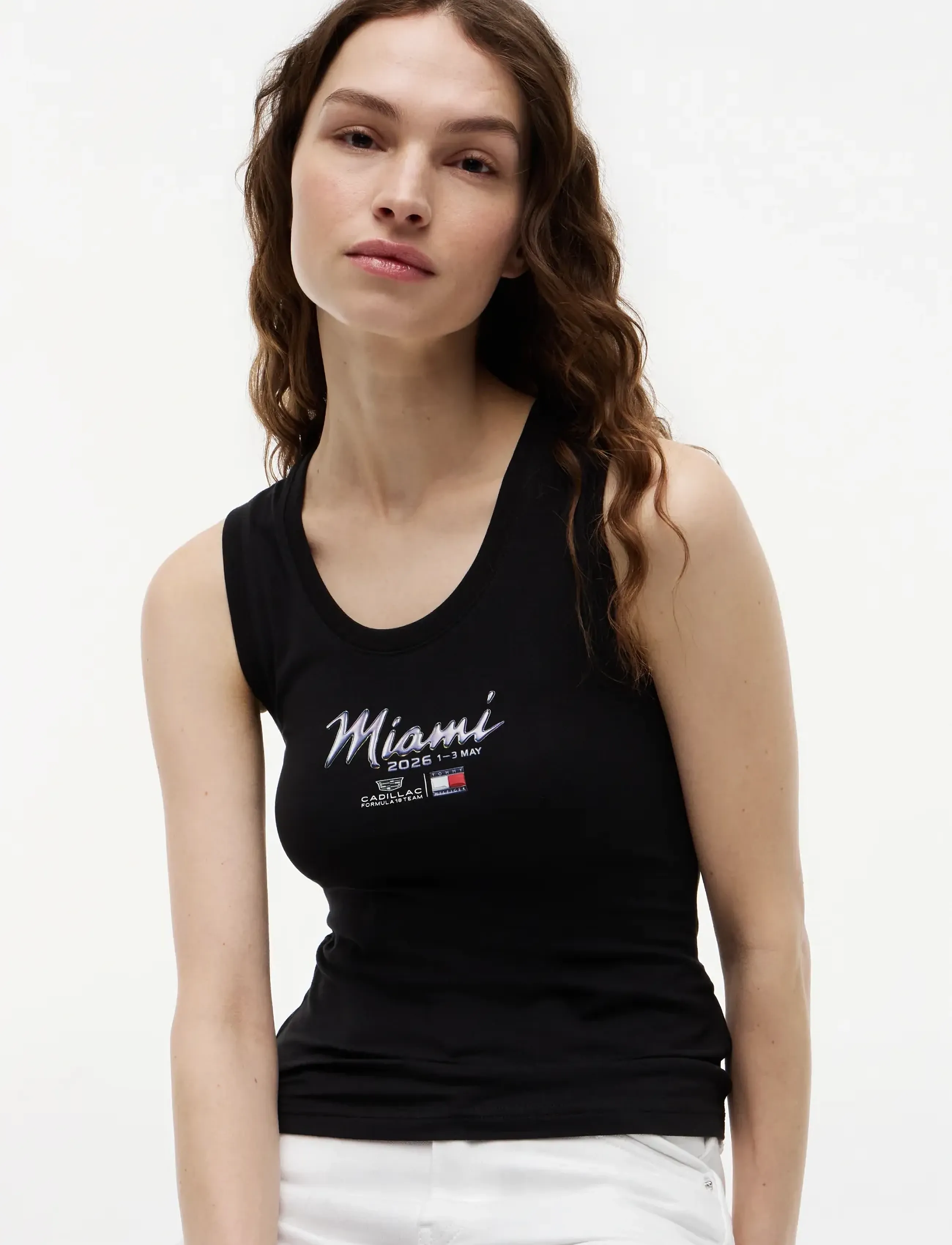 Tommy Hilfiger - TH X CF1 MIAMI TANK TOP - Ärmellose tops - black - 4