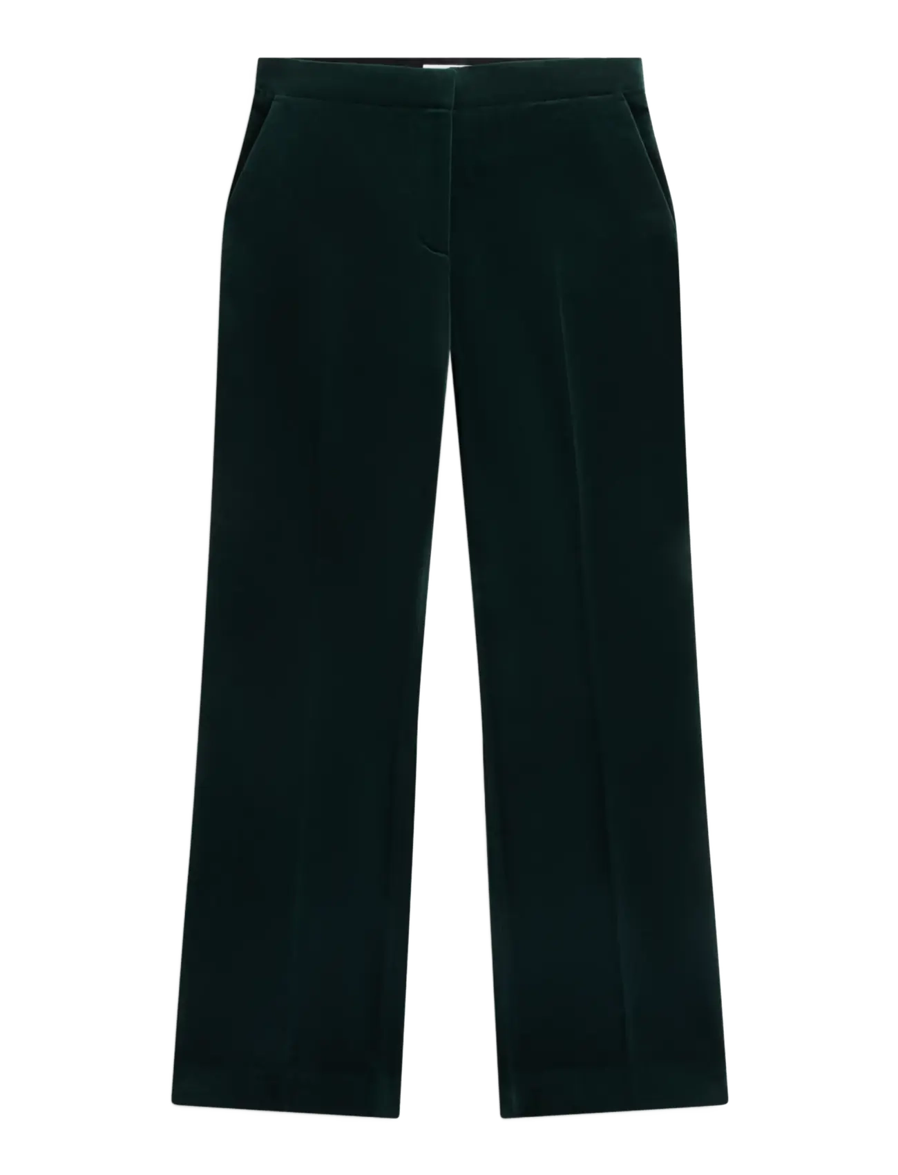 Tommy Hilfiger - VELVET SLIM BOOTCUT - utsvängda byxor - deep evergreen - 1