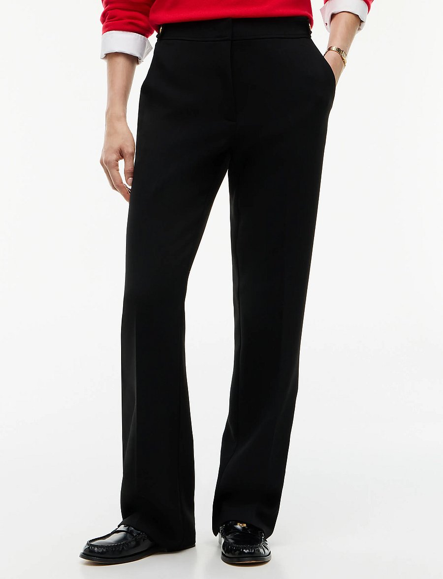 Tommy Hilfiger - PUNTO GOLD BUTTON SLIM BOOTCUT - schlaghosen - black - 0