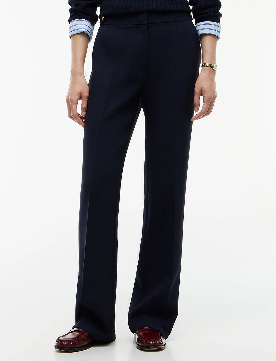Tommy Hilfiger - PUNTO GOLD BUTTON SLIM BOOTCUT - schlaghosen - dark blue - 0