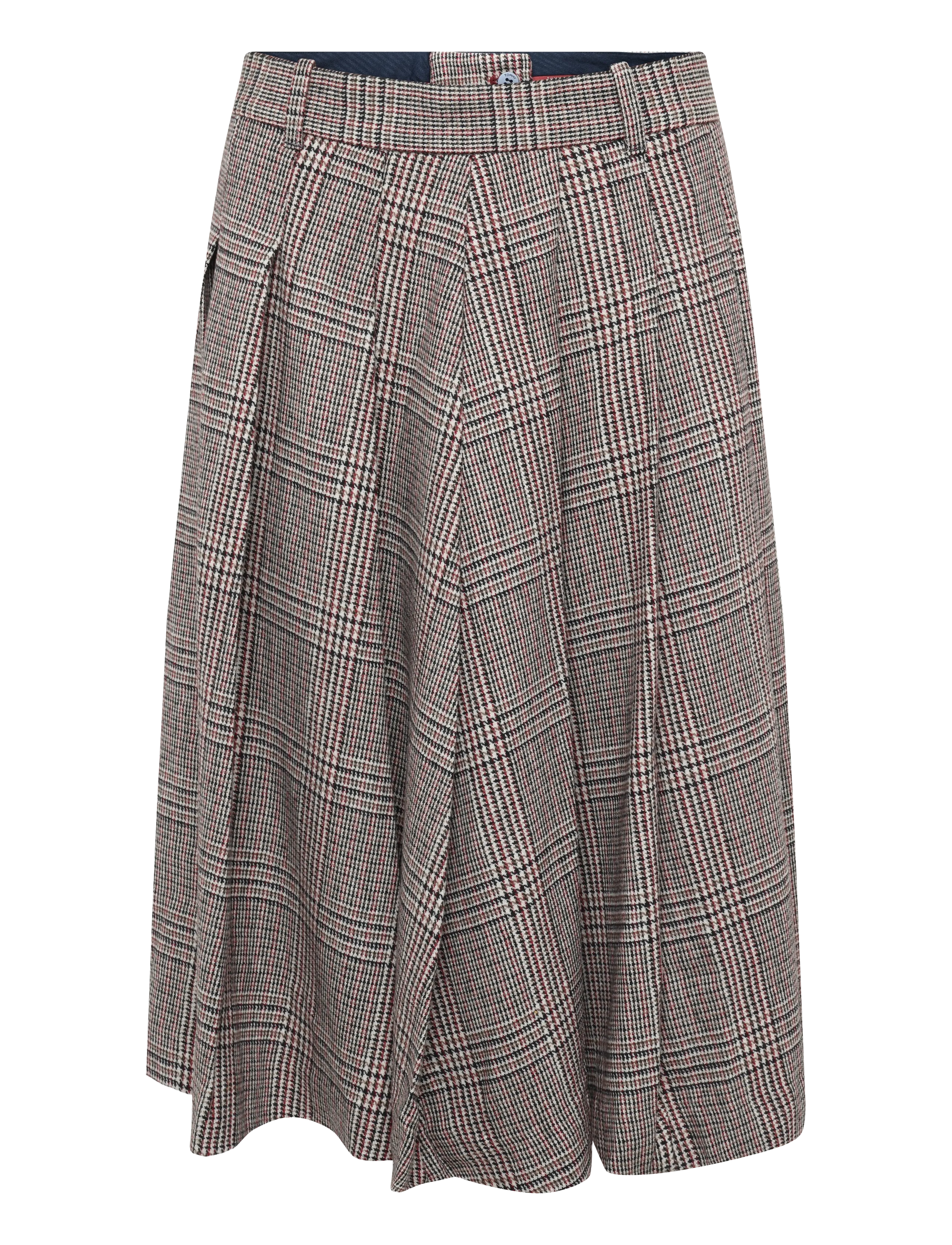 Tommy Hilfiger - TEXTURE RED CHECK PLEAT SKIRT - red check - 1