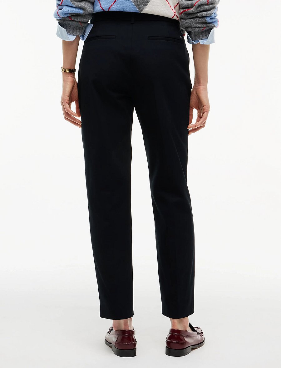 Tommy Hilfiger - GABARDINE SLIM STRAIGHT - bukser med lige ben - black - 2