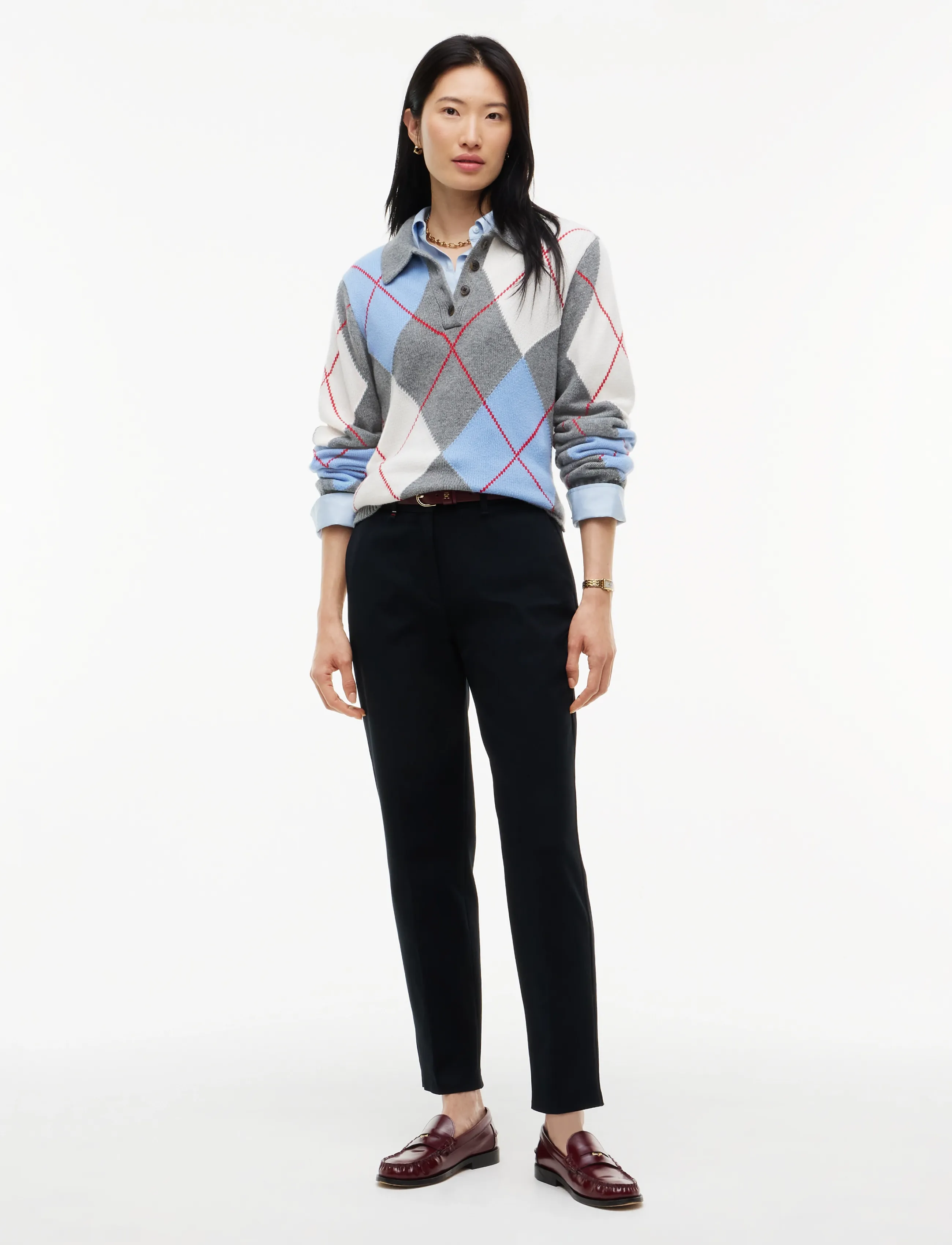 Tommy Hilfiger - GABARDINE SLIM STRAIGHT - black - 3