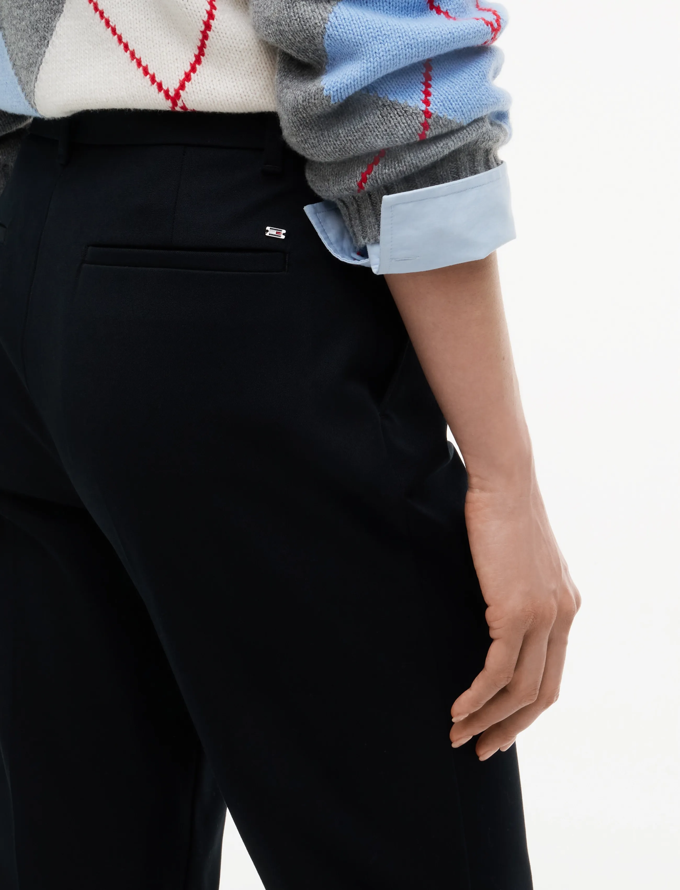 Tommy Hilfiger - GABARDINE SLIM STRAIGHT - black - 4