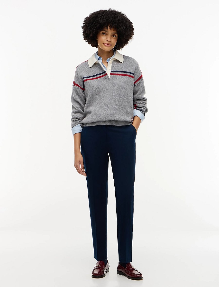 Tommy Hilfiger - GABARDINE SLIM STRAIGHT - bukser med lige ben - dark blue - 3