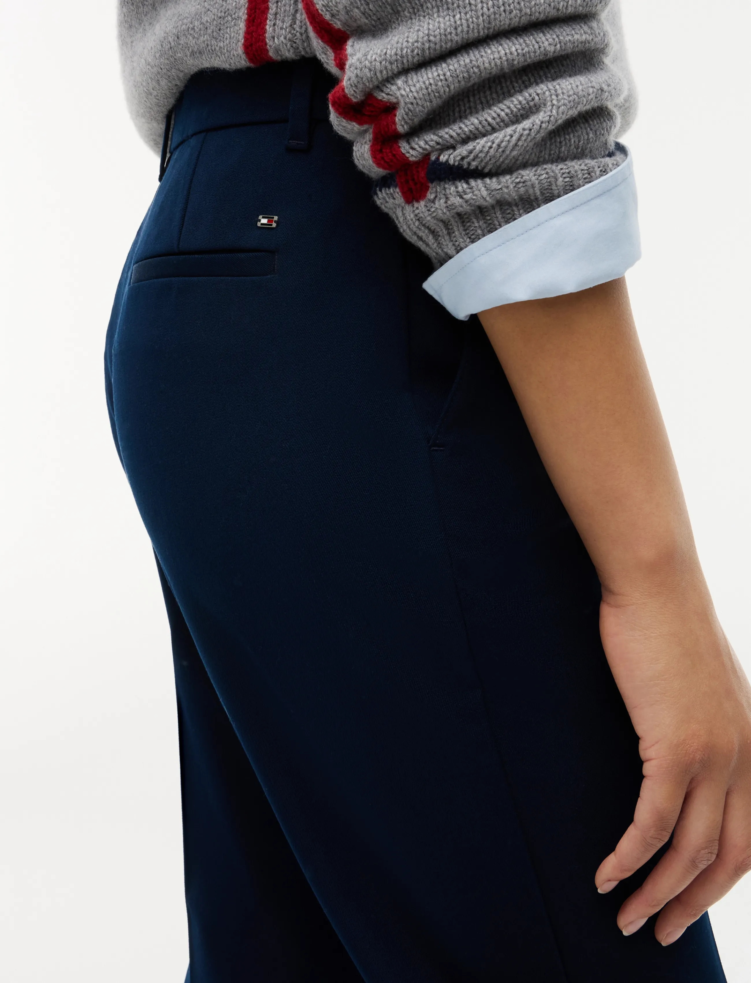 Tommy Hilfiger - GABARDINE SLIM STRAIGHT - dark blue - 4