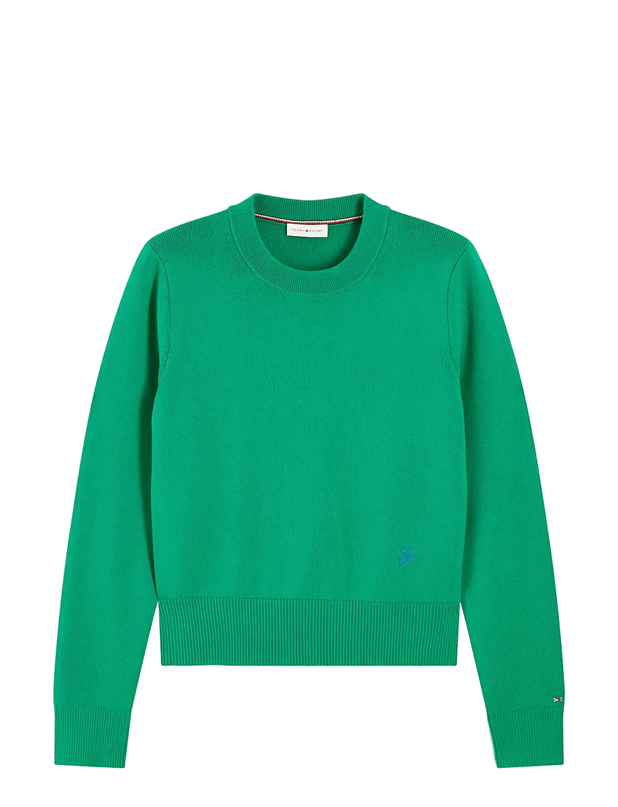 Tommy Hilfiger - CO FULL NEEDLE C-NK SWT - pullover - green - 1