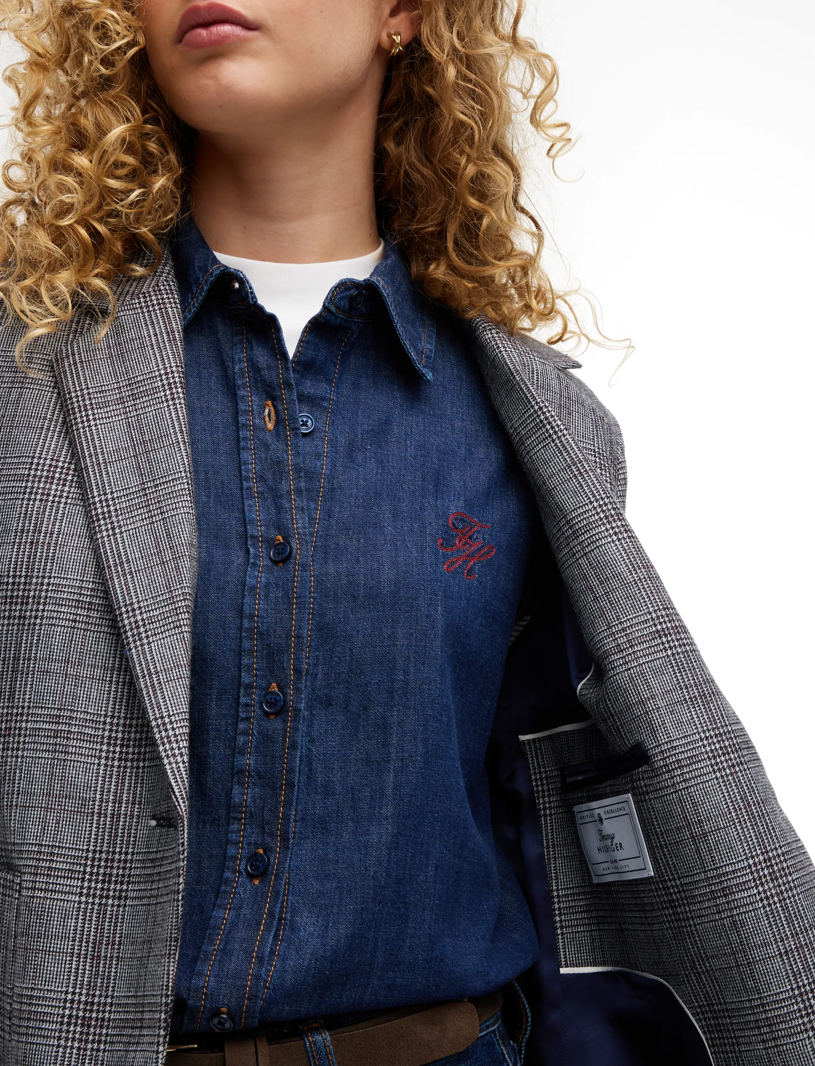 Tommy Hilfiger - GREY CHECK CLASSIC BLAZER - charcoal check - 3