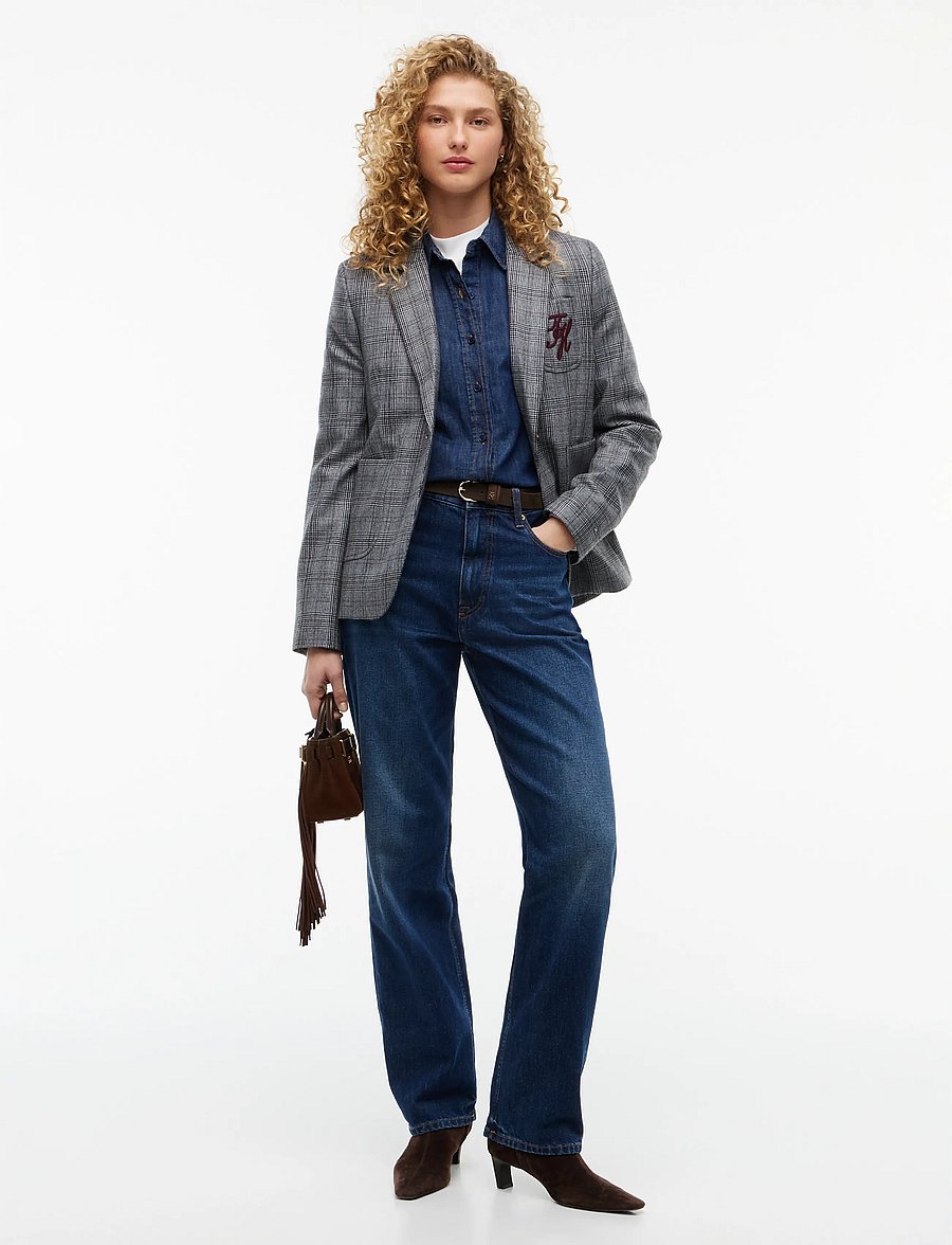 Tommy Hilfiger - GREY CHECK CLASSIC BLAZER - einreihige blazer - charcoal check - 4