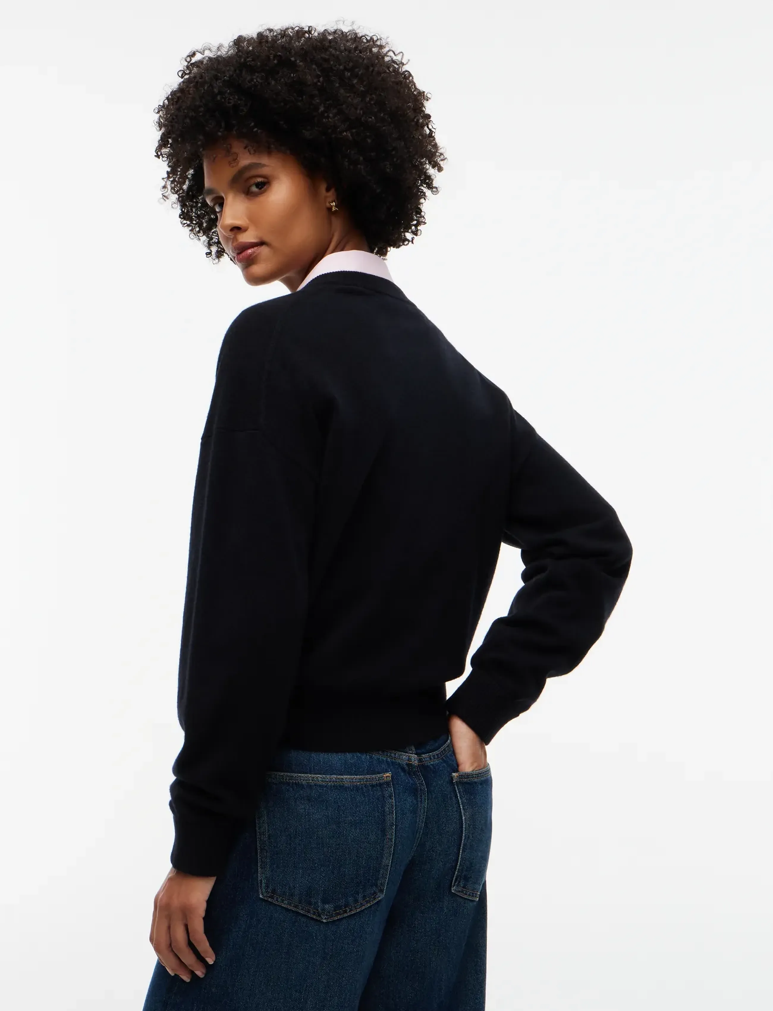 Tommy Hilfiger - 90/10 CASHMERE C-NK CARDI - cashmere - black - 2