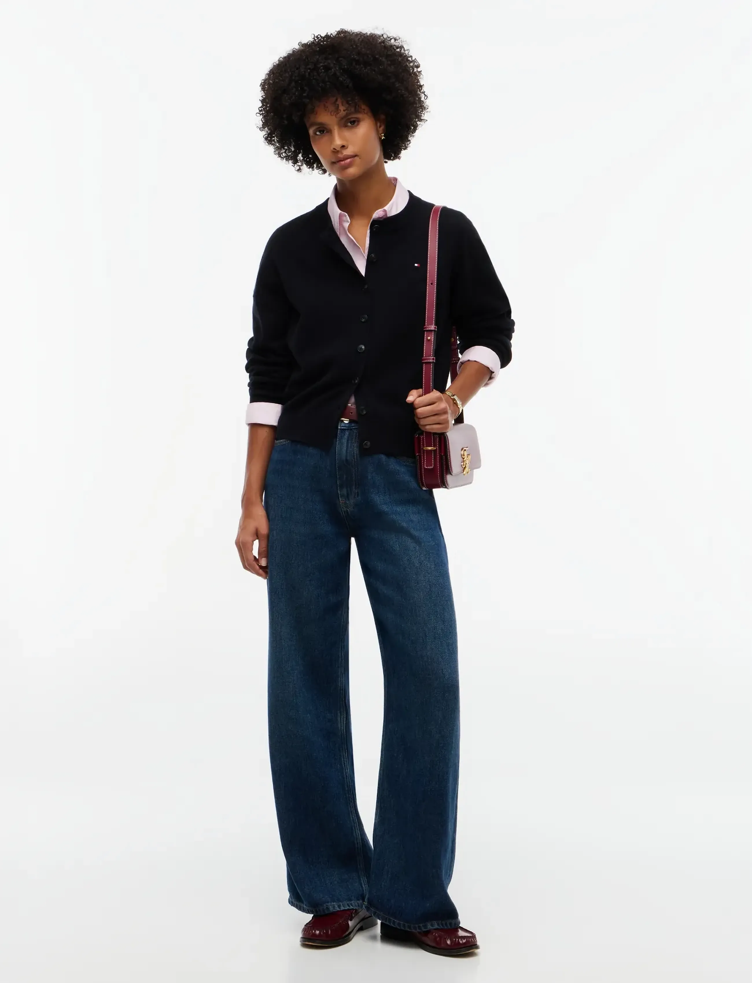 Tommy Hilfiger - 90/10 CASHMERE C-NK CARDI - cashmere - black - 4