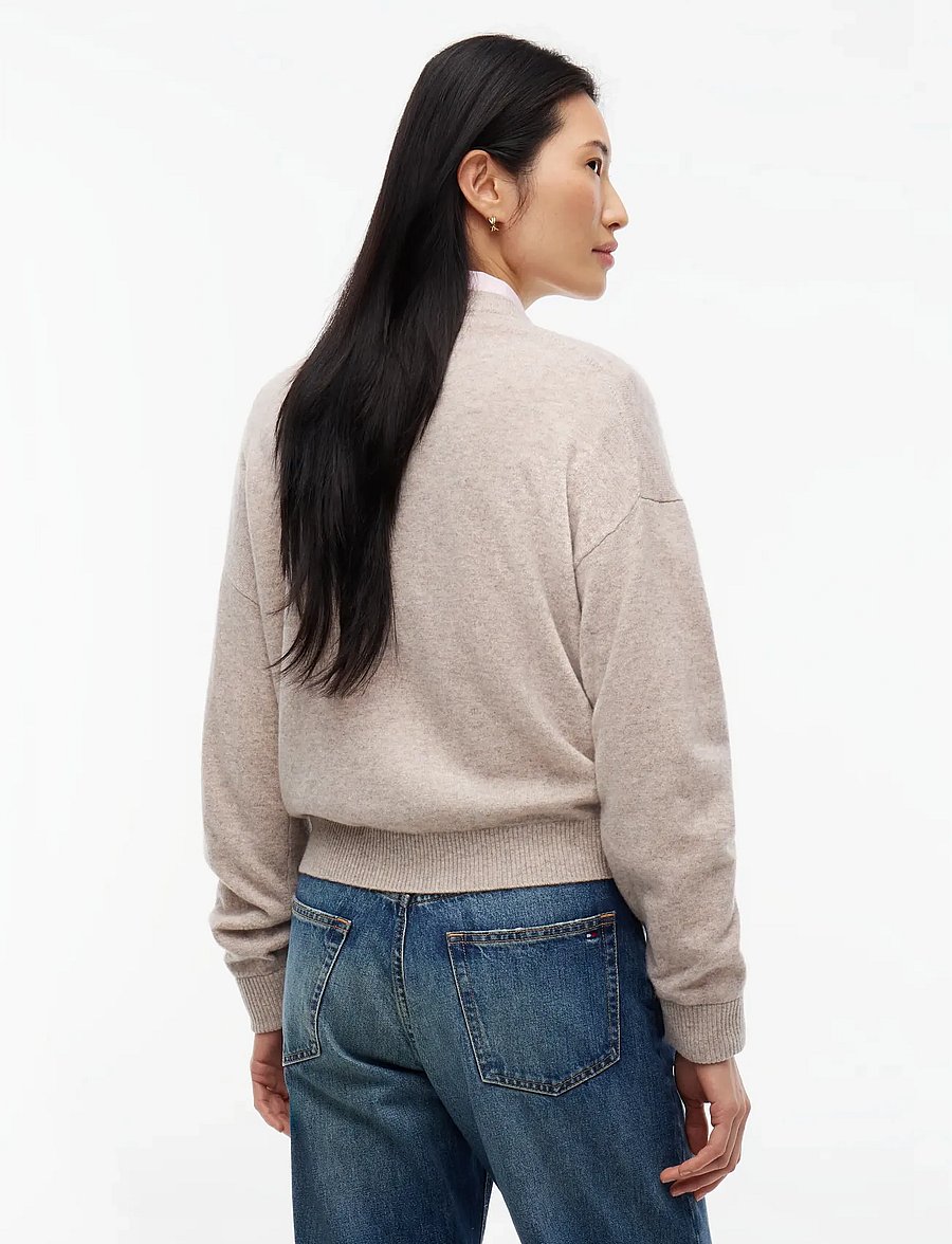 Tommy Hilfiger - 90/10 CASHMERE C-NK CARDI - kashmir - light camel heather - 2