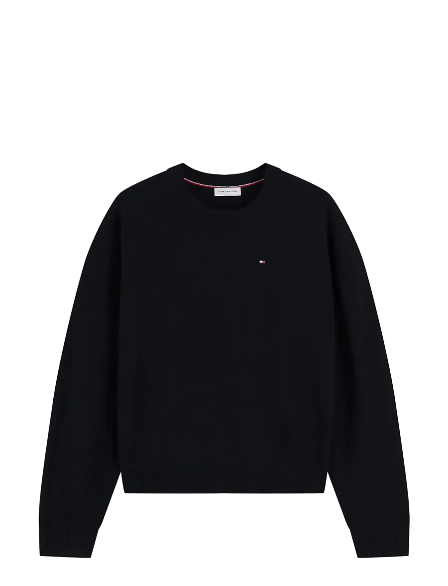 Tommy Hilfiger - 90/10 CASHMERE C-NK SWT - kaschmir - black - 1