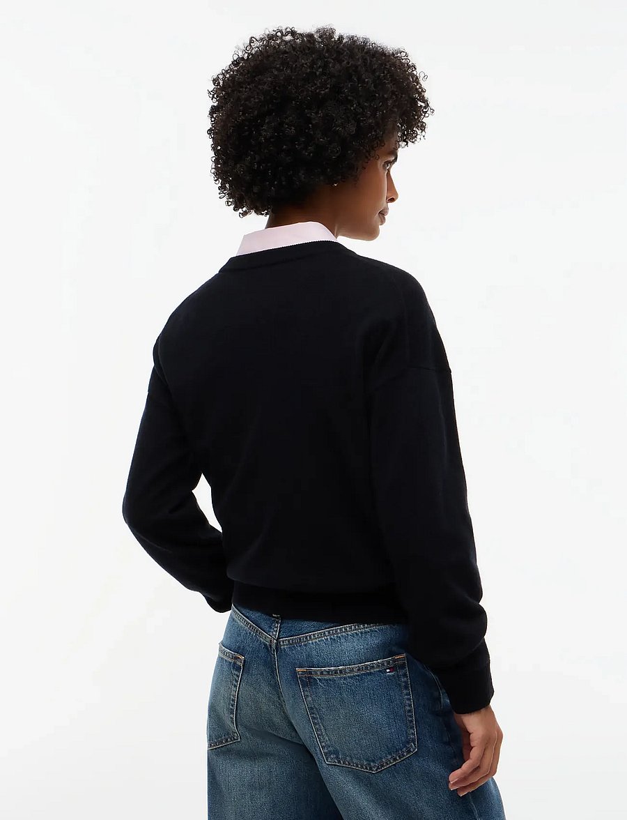 Tommy Hilfiger - 90/10 CASHMERE C-NK SWT - kaschmir - black - 2