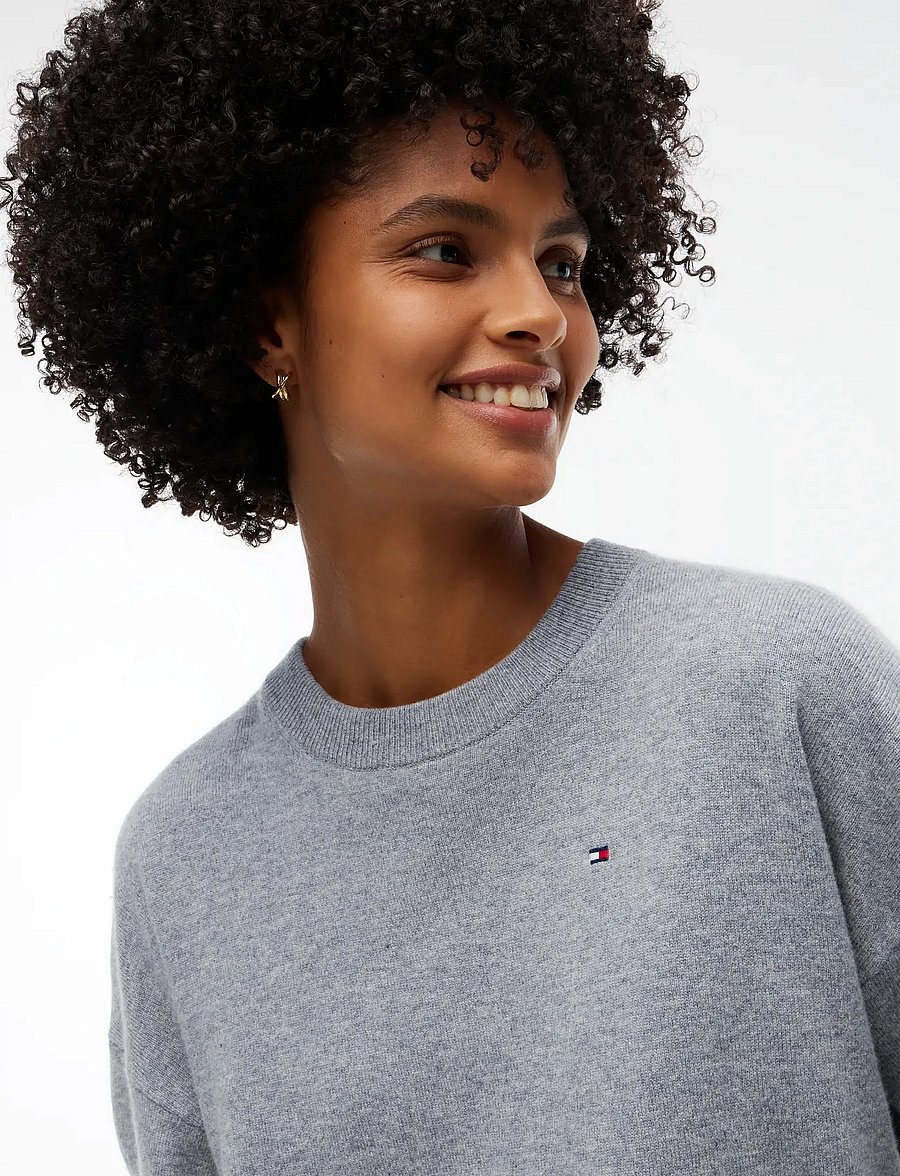 Tommy Hilfiger - 90/10 CASHMERE C-NK SWT - kashmir - medium grey heather - 3