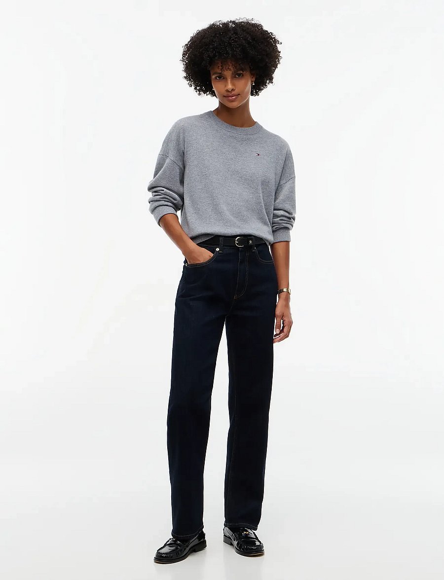 Tommy Hilfiger - 90/10 CASHMERE C-NK SWT - kashmir - medium grey heather - 4