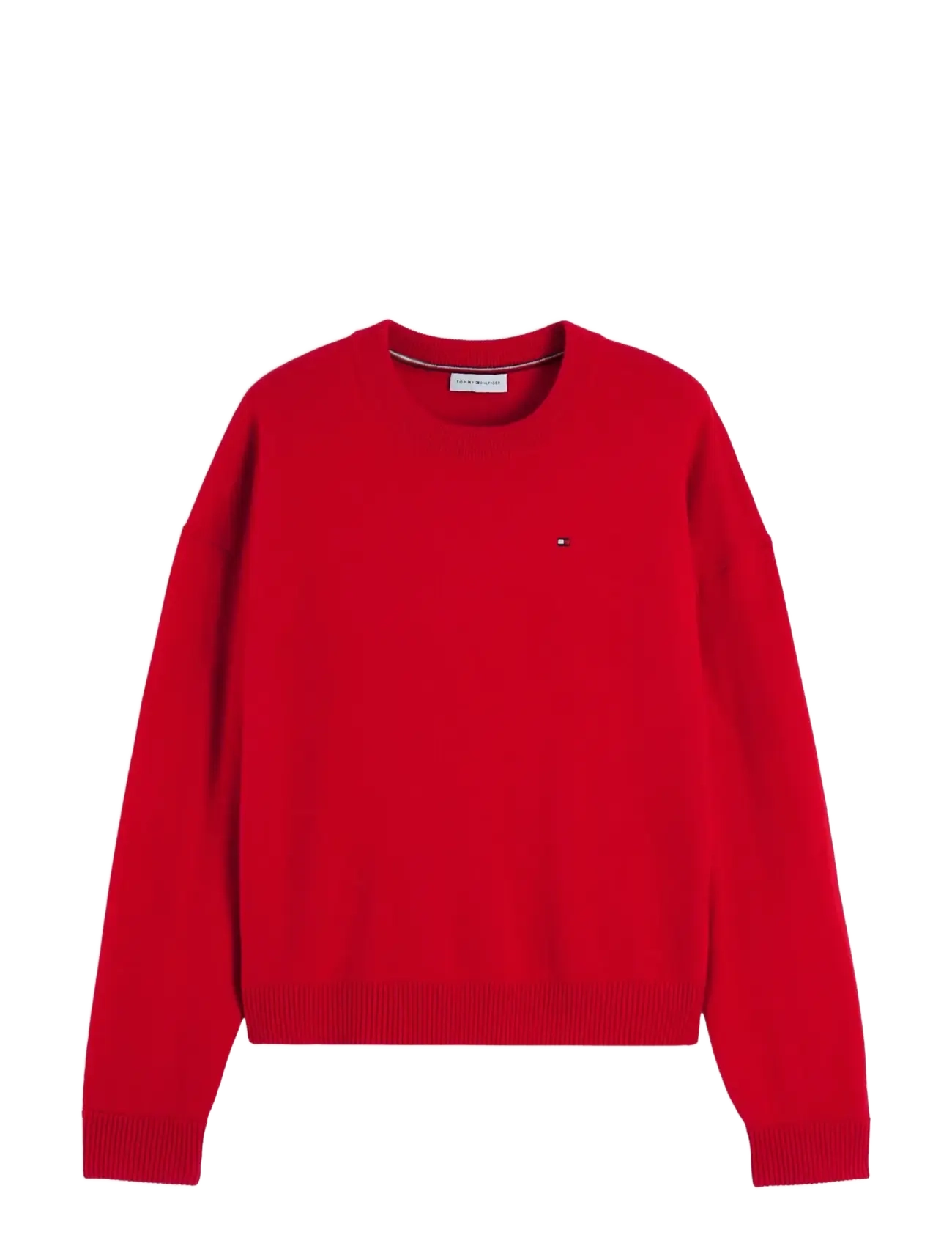 Tommy Hilfiger 90/10 CASHMERE C-NK SWT - Tøj - RED / red