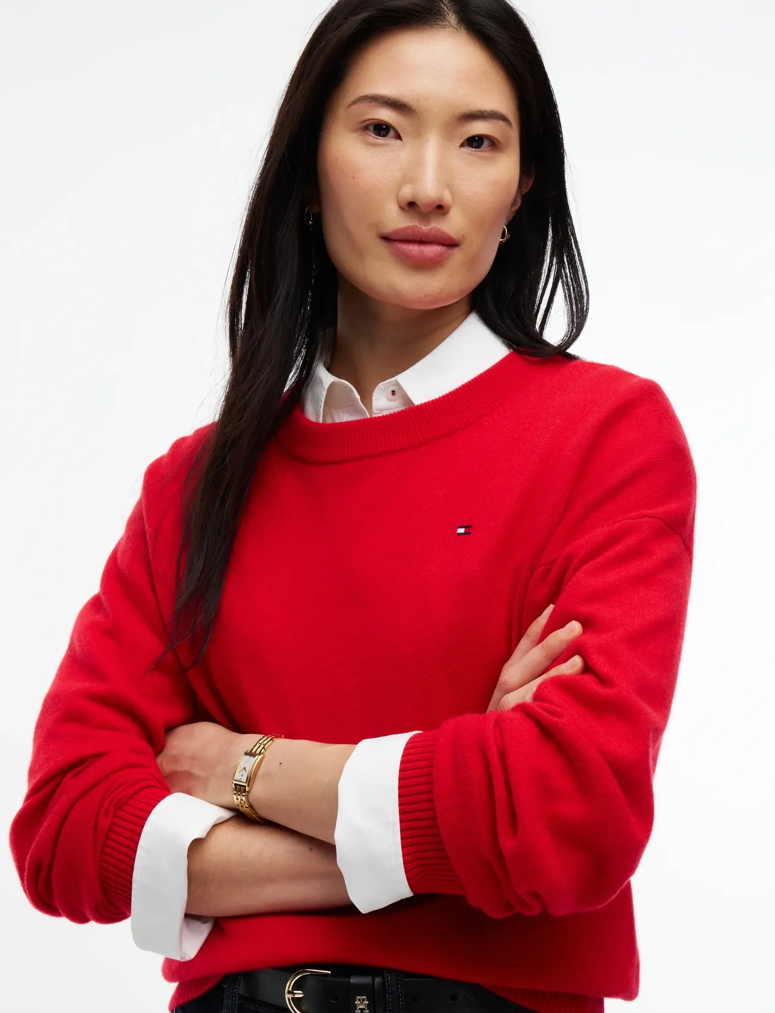 Tommy Hilfiger - 90/10 CASHMERE C-NK SWT - cashmere - red - 3