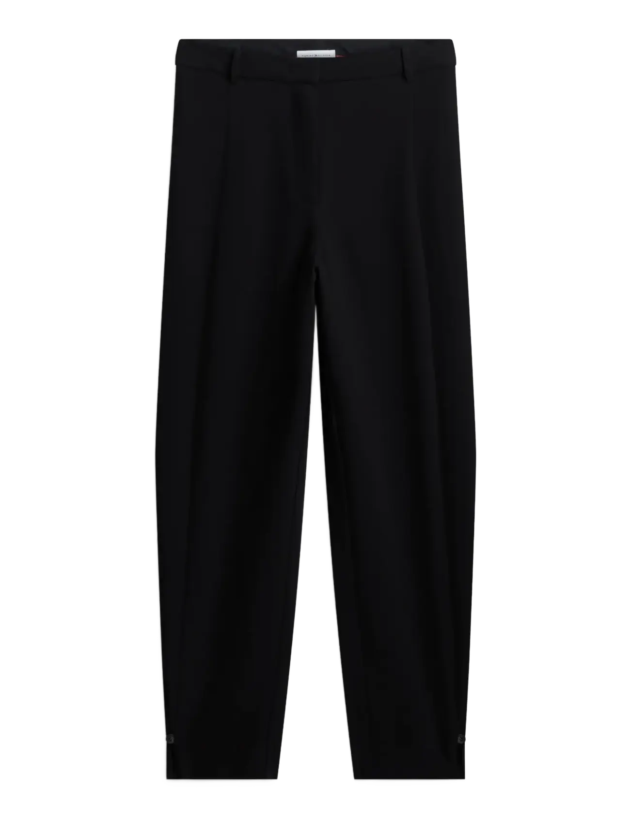 Tommy Hilfiger - TRI-ACETATE BARREL WITH TAB - hosen mit geradem bein - black - 1