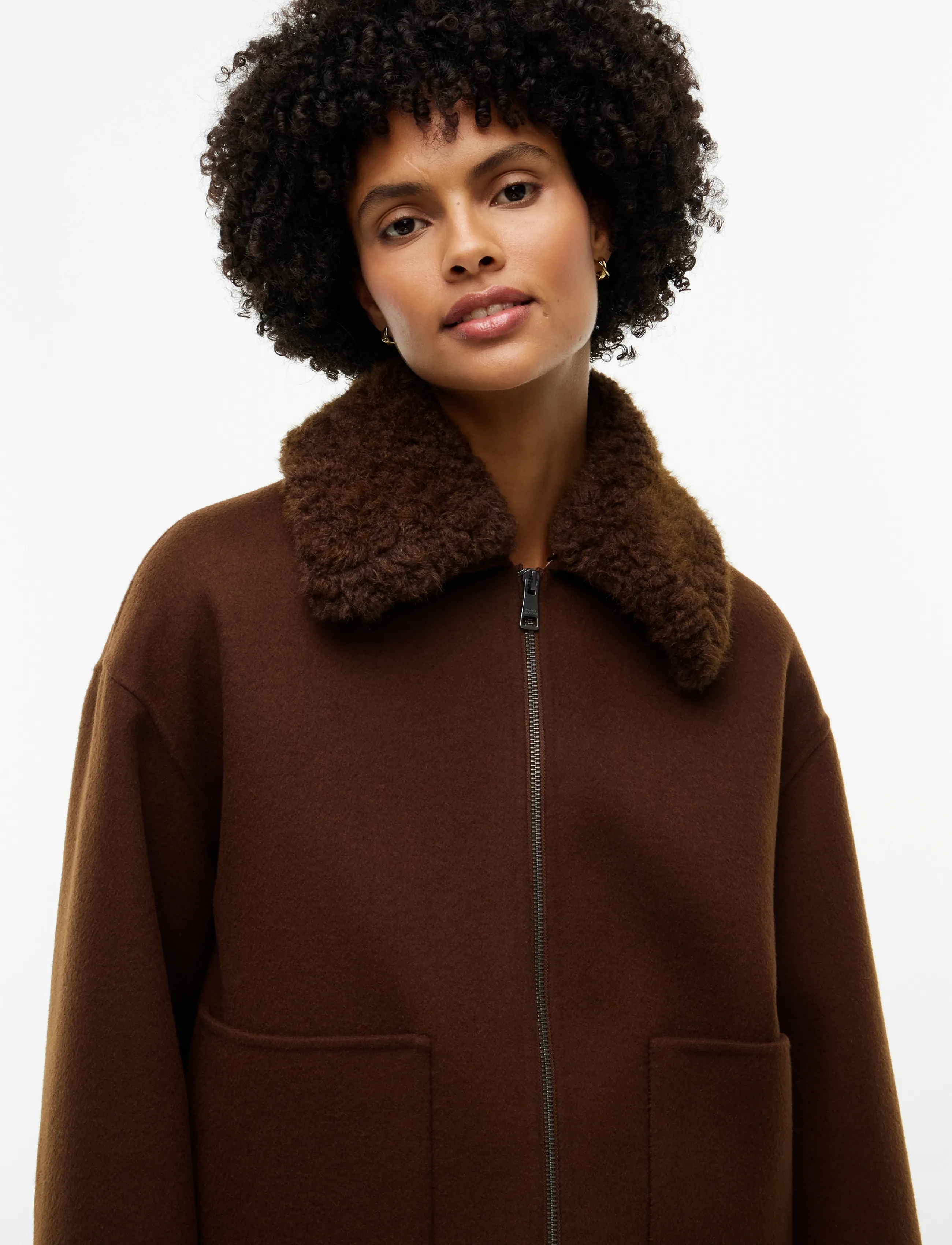 Tommy Hilfiger - DF WOOL ZIP THROUGH JACKET - legacy brown - 3