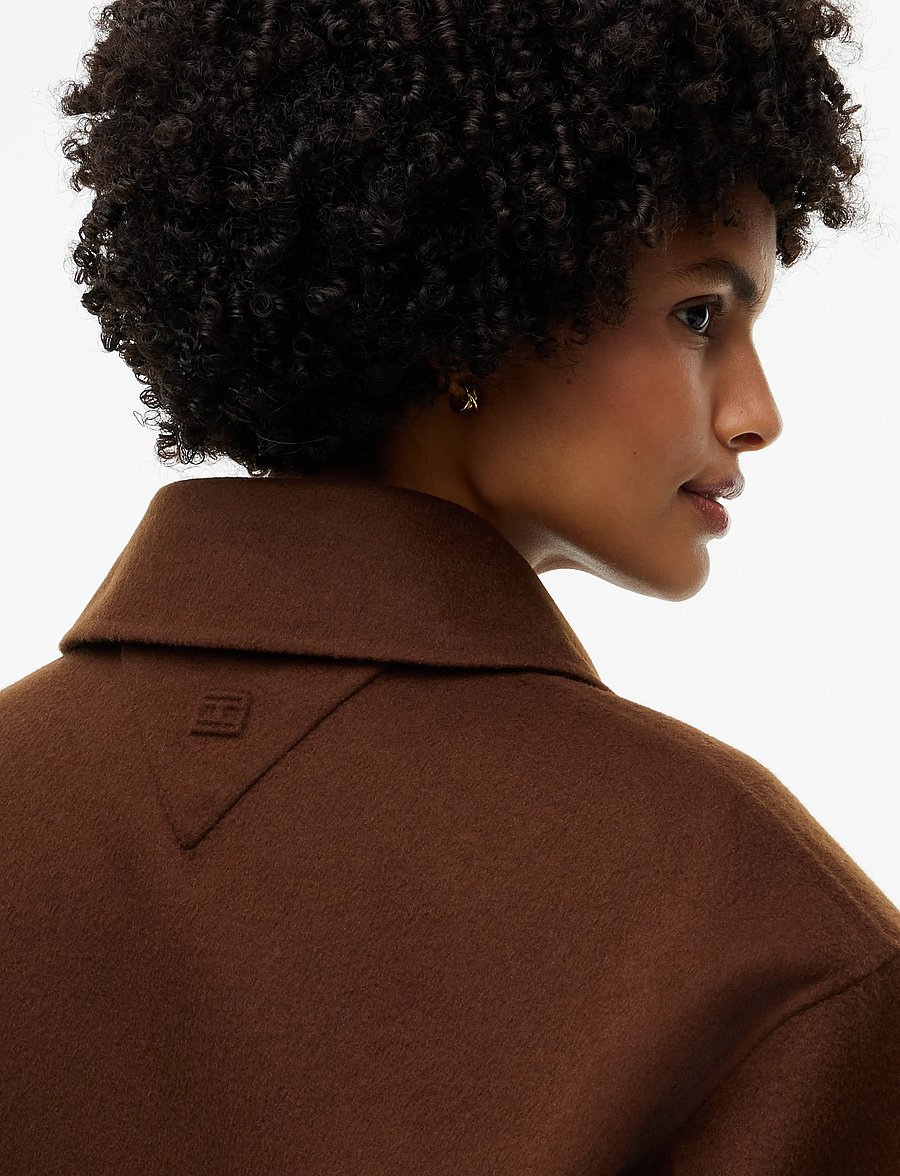 Tommy Hilfiger - DF WOOL ZIP THROUGH JACKET - legacy brown - 5