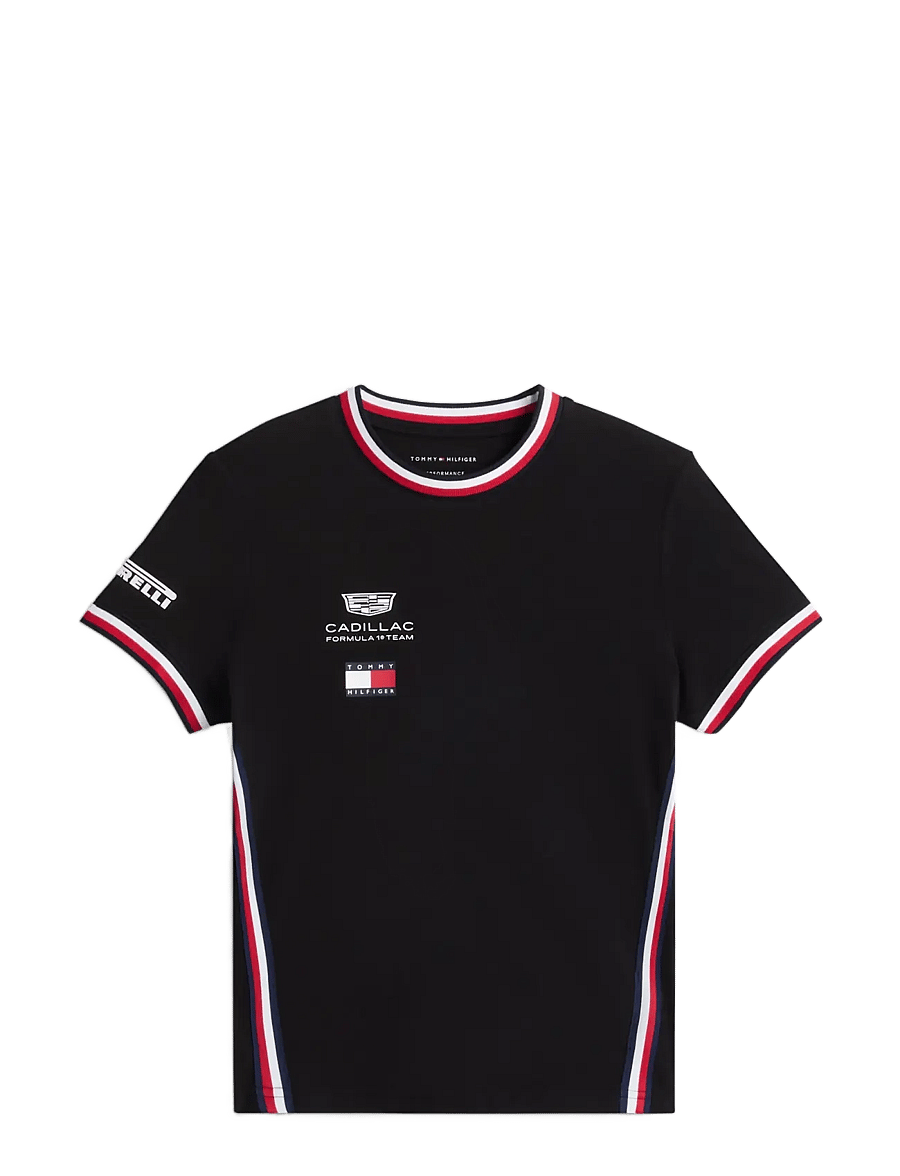 Tommy Hilfiger - TH X CF1 REPLICA TEE - t-shirts - black - 1
