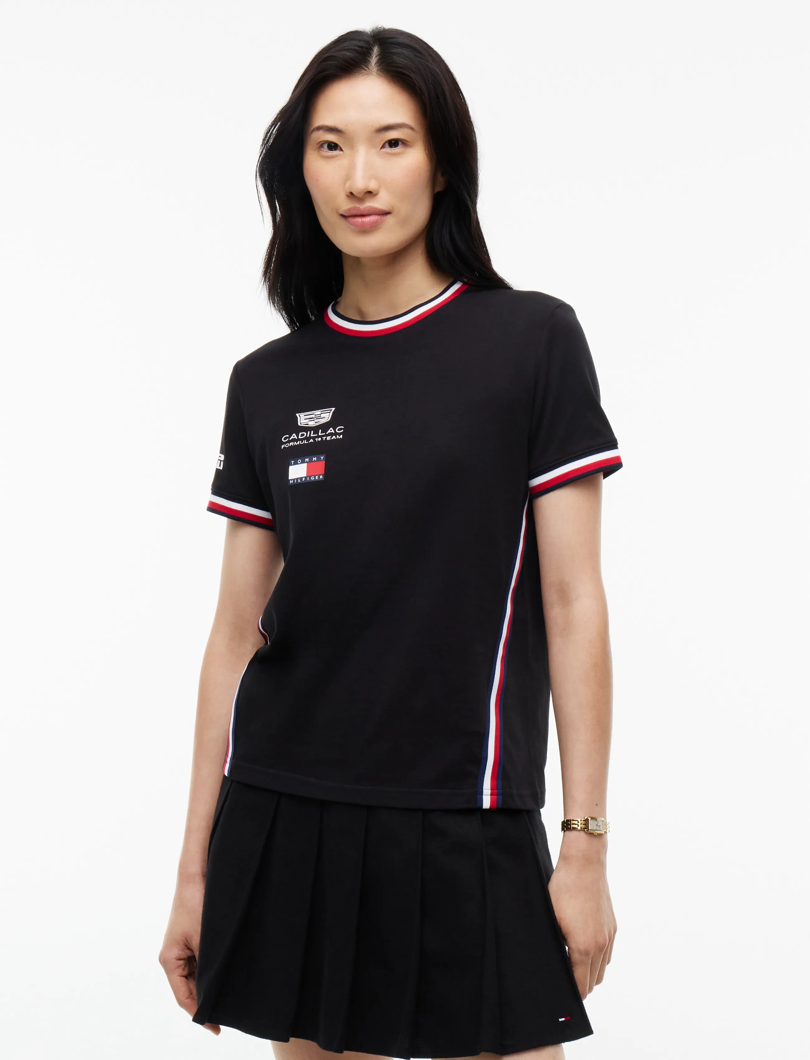 Tommy Hilfiger TH X CF1 REPLICA TEE - Tommy Hilfiger - BLACK / black