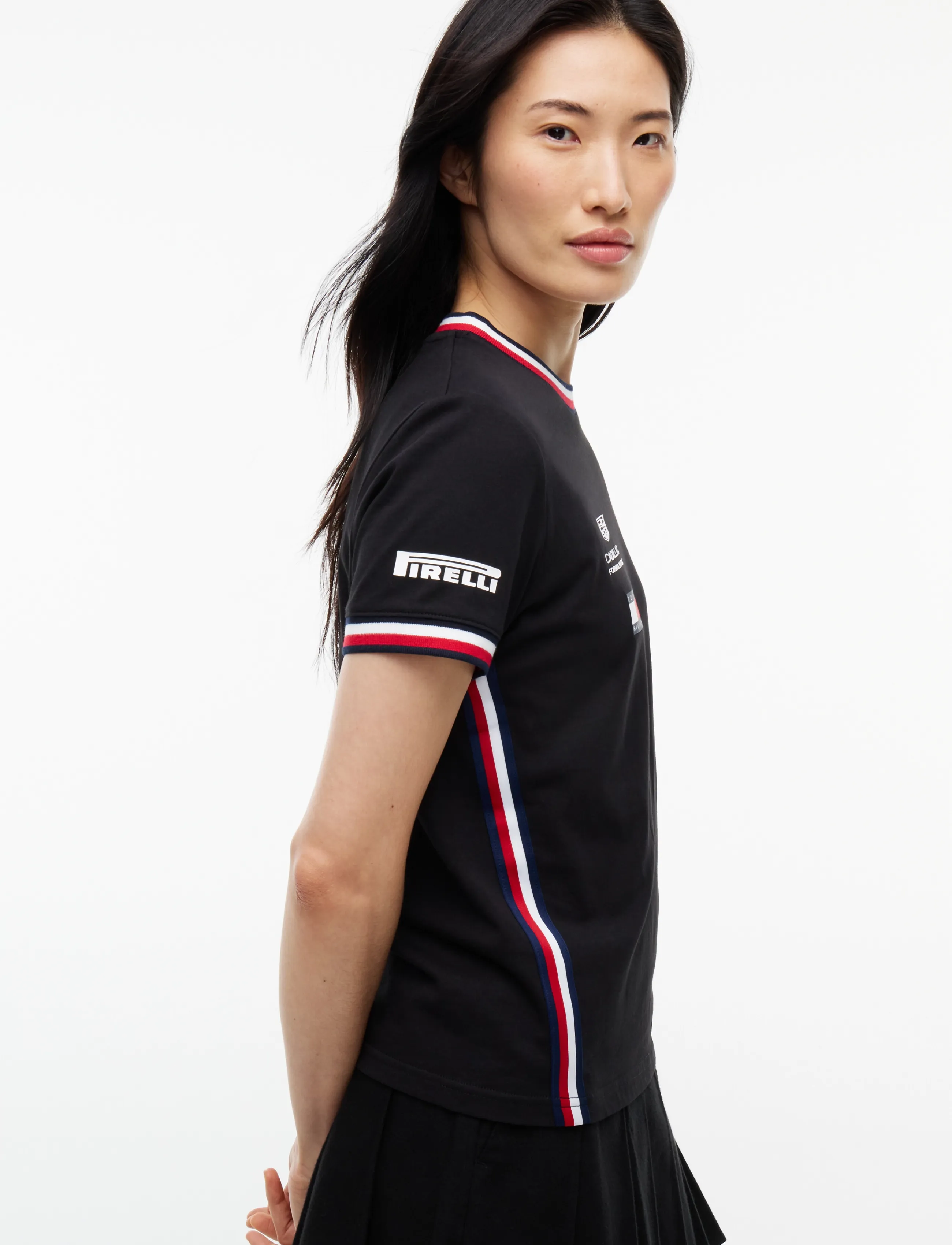 Tommy Hilfiger - TH X CF1 REPLICA TEE - t-shirts - black - 3