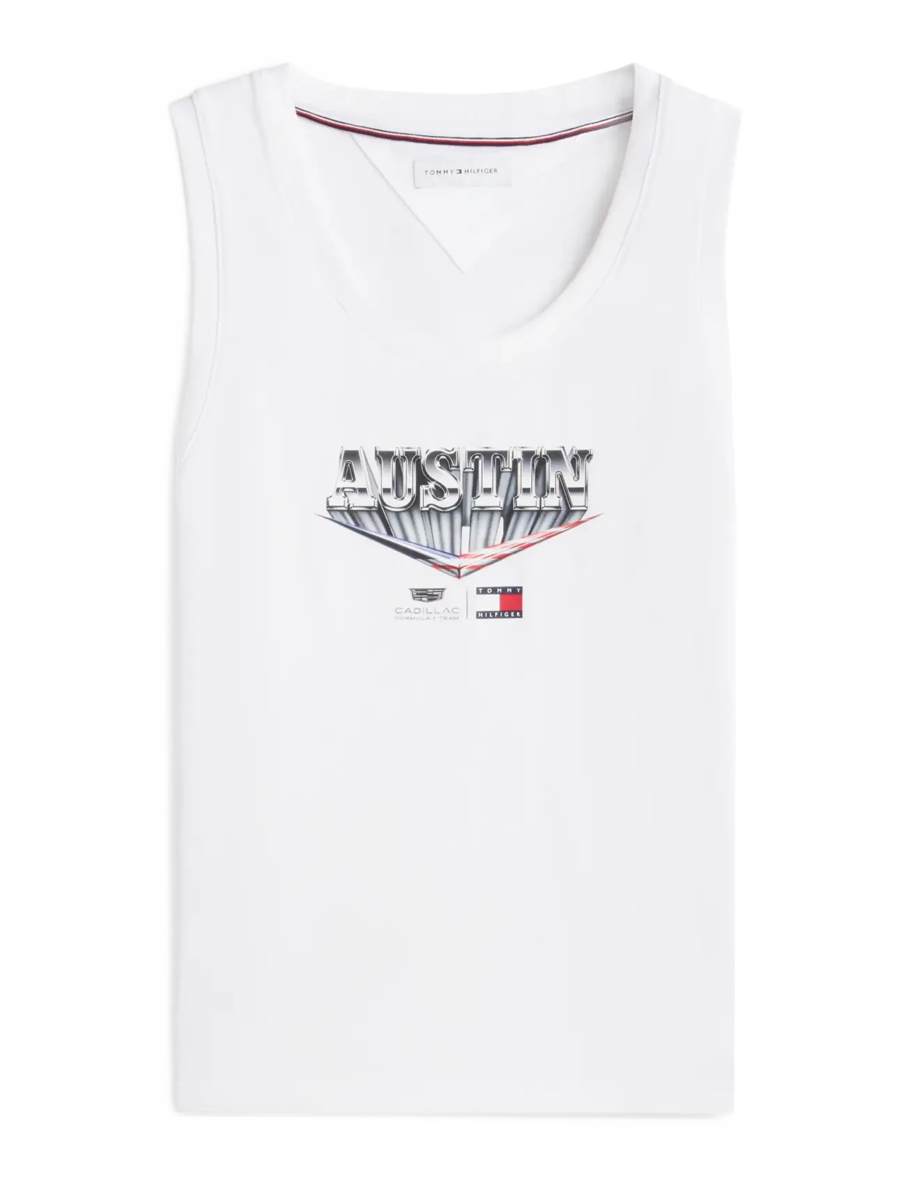 Tommy Hilfiger - TH X CF1 AUSTIN TANK TOP - linnen - white - 1