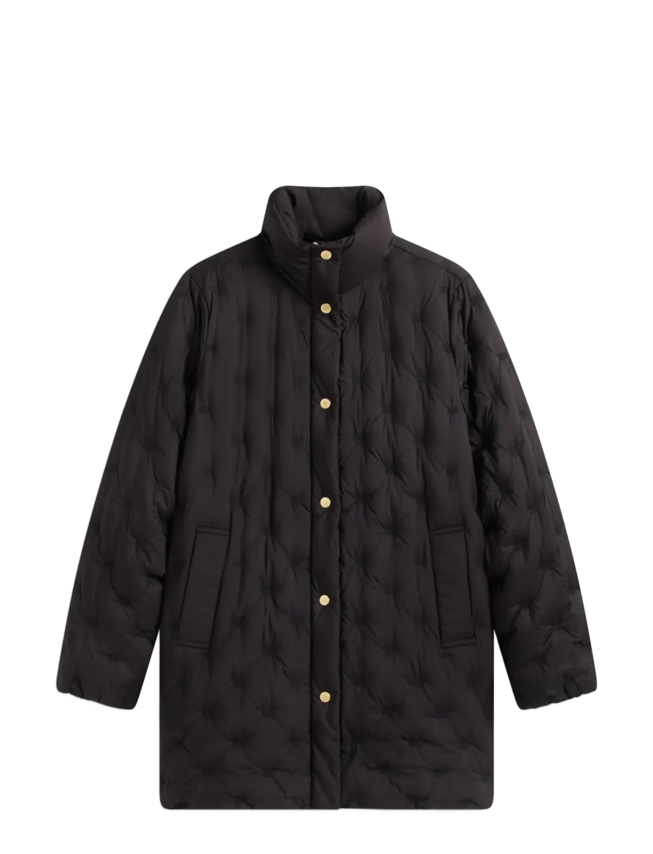 Tommy Hilfiger - FLAG QUILT DOWN COAT - black - 1