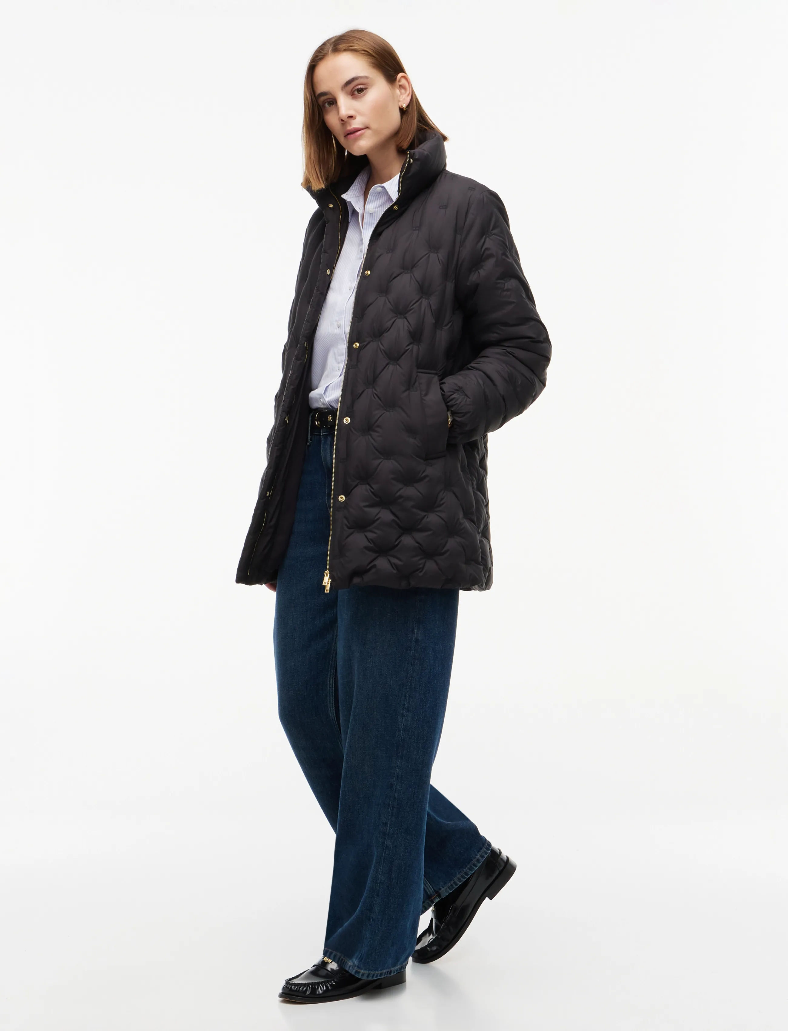 Tommy Hilfiger - FLAG QUILT DOWN COAT - black - 4