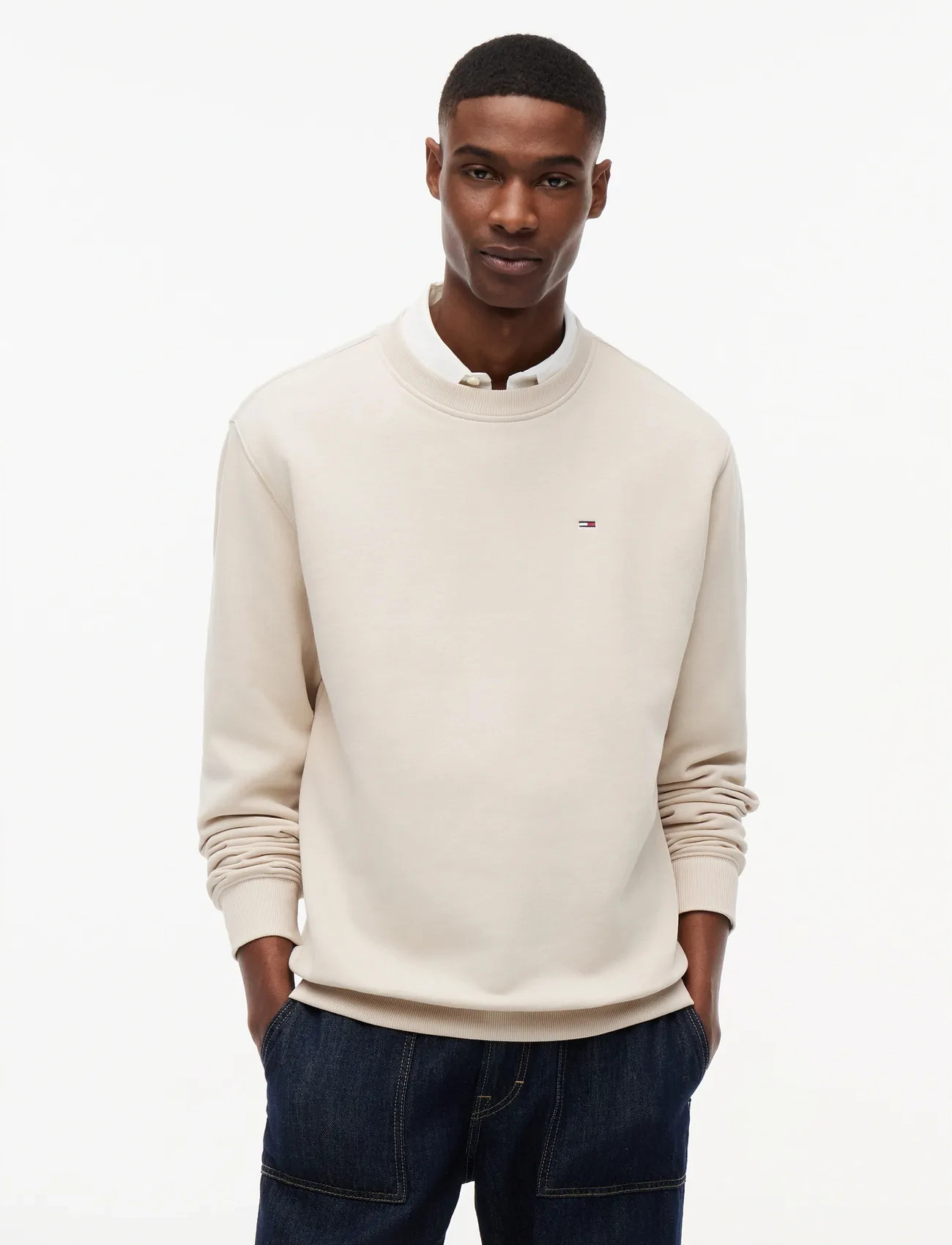 Tommy Jeans Tjm Reg S Flag Crew Ext - - XS 2