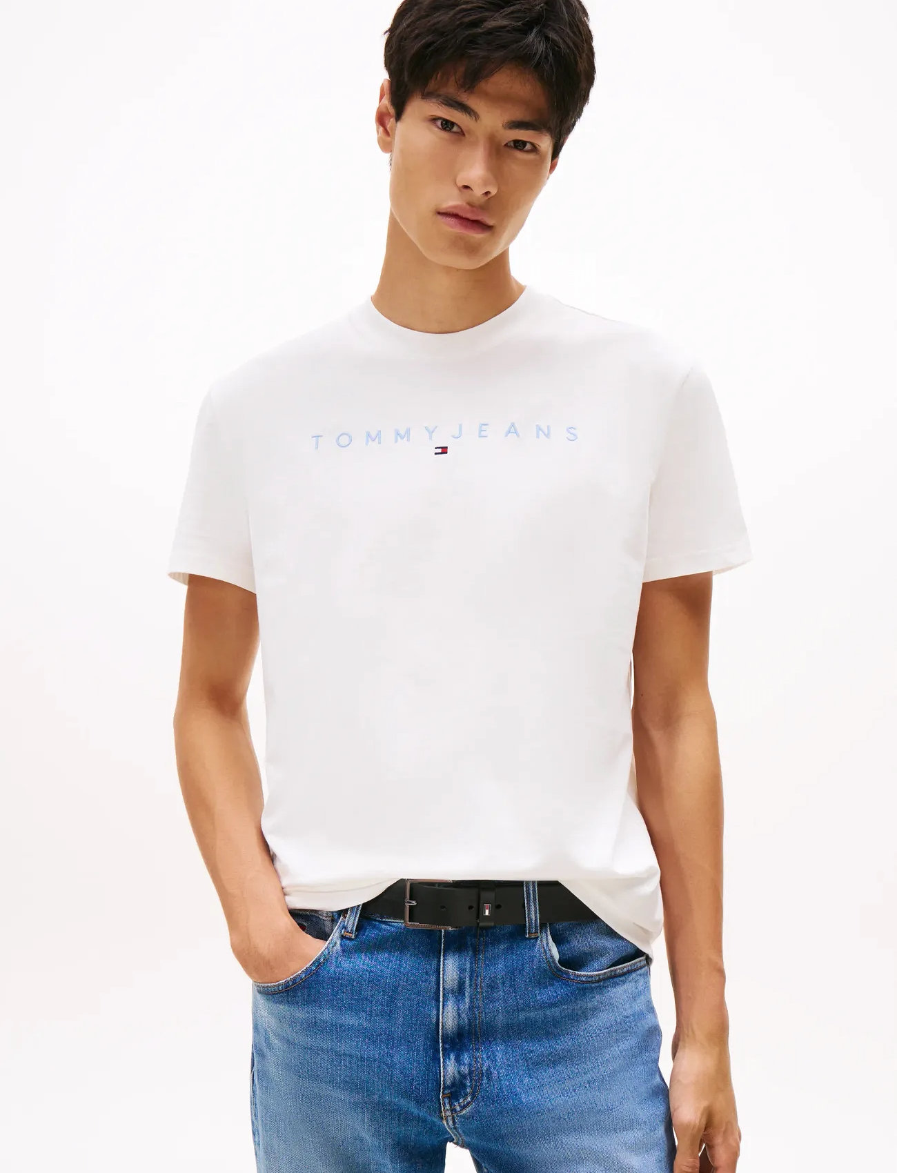 Tommy Jeans Tjm Reg Linear Logo Tee Ext - - XS 2