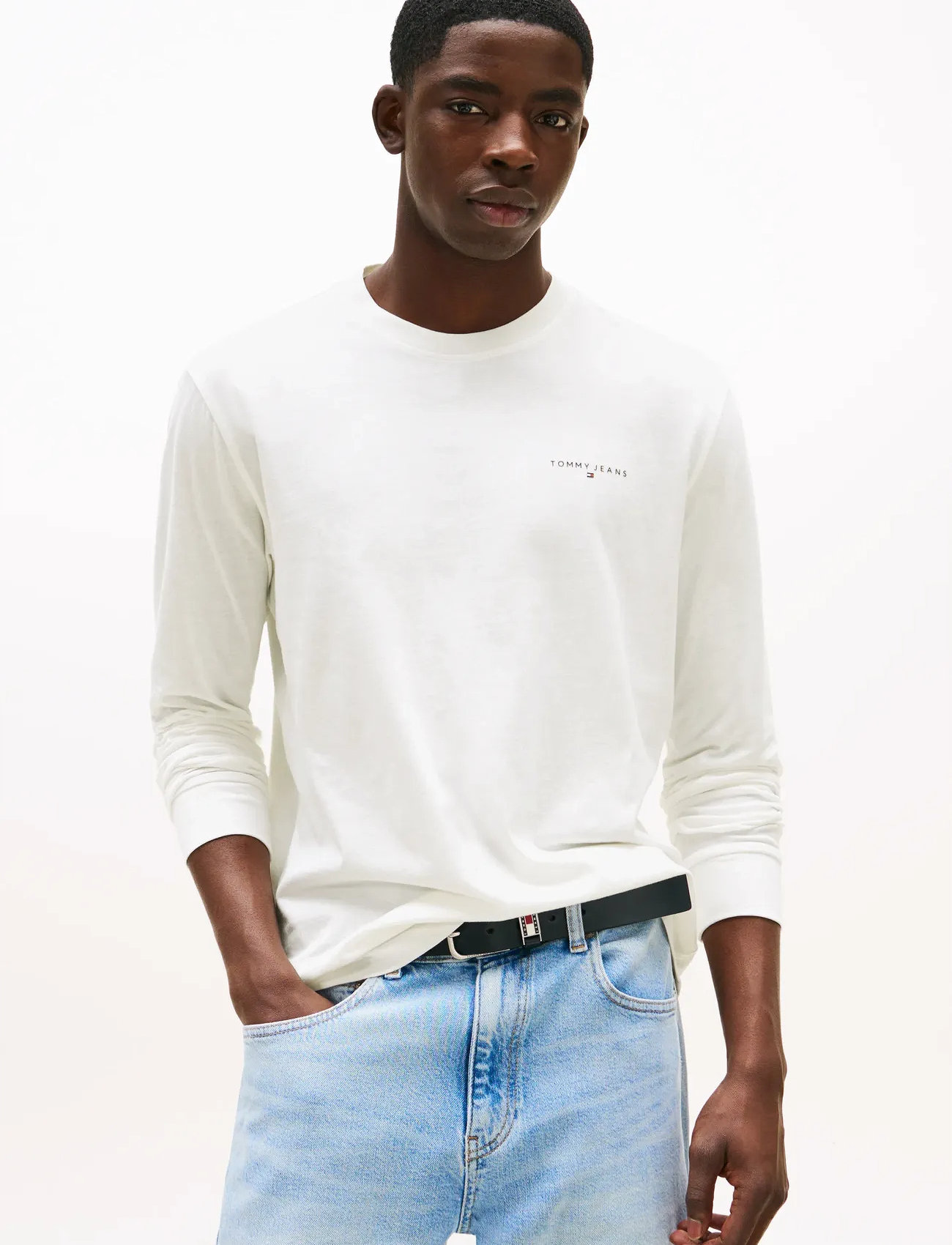 Tommy Jeans Tjm Slim Chest Linear Ls Tee Ext - - XXL 1