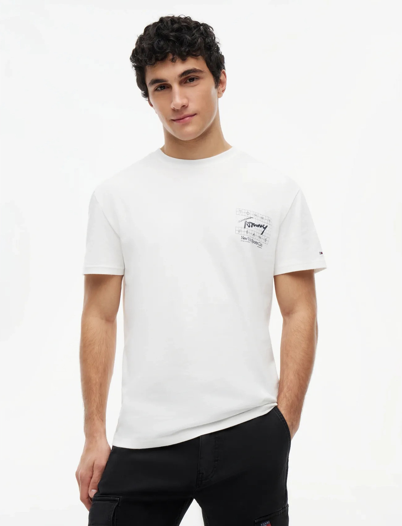 Tommy Jeans Tjm Reg Sign Flag Ss Tee Ext - - XS 1