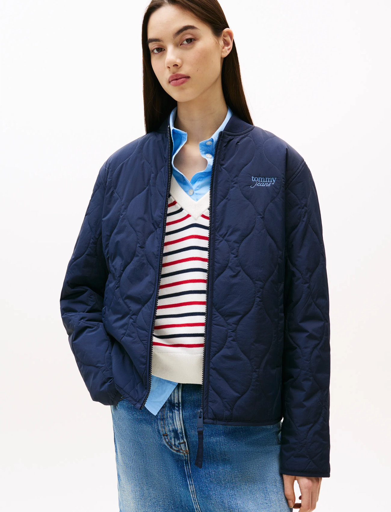 Tommy Jeans Tjw Reg Onion Quilt Jacket - - M 1