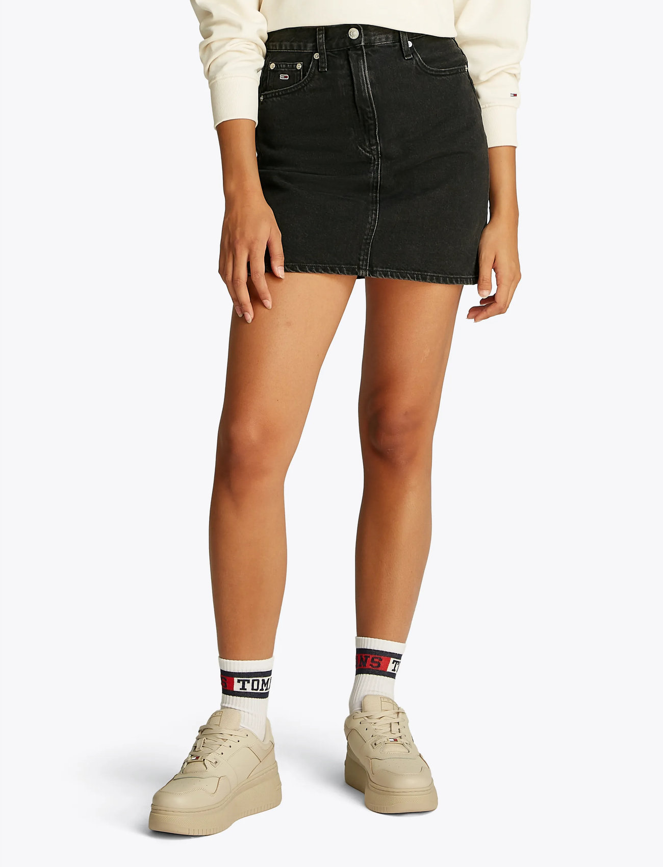 Tommy Jeans Mom Skirt Bi8080 - Black - 24